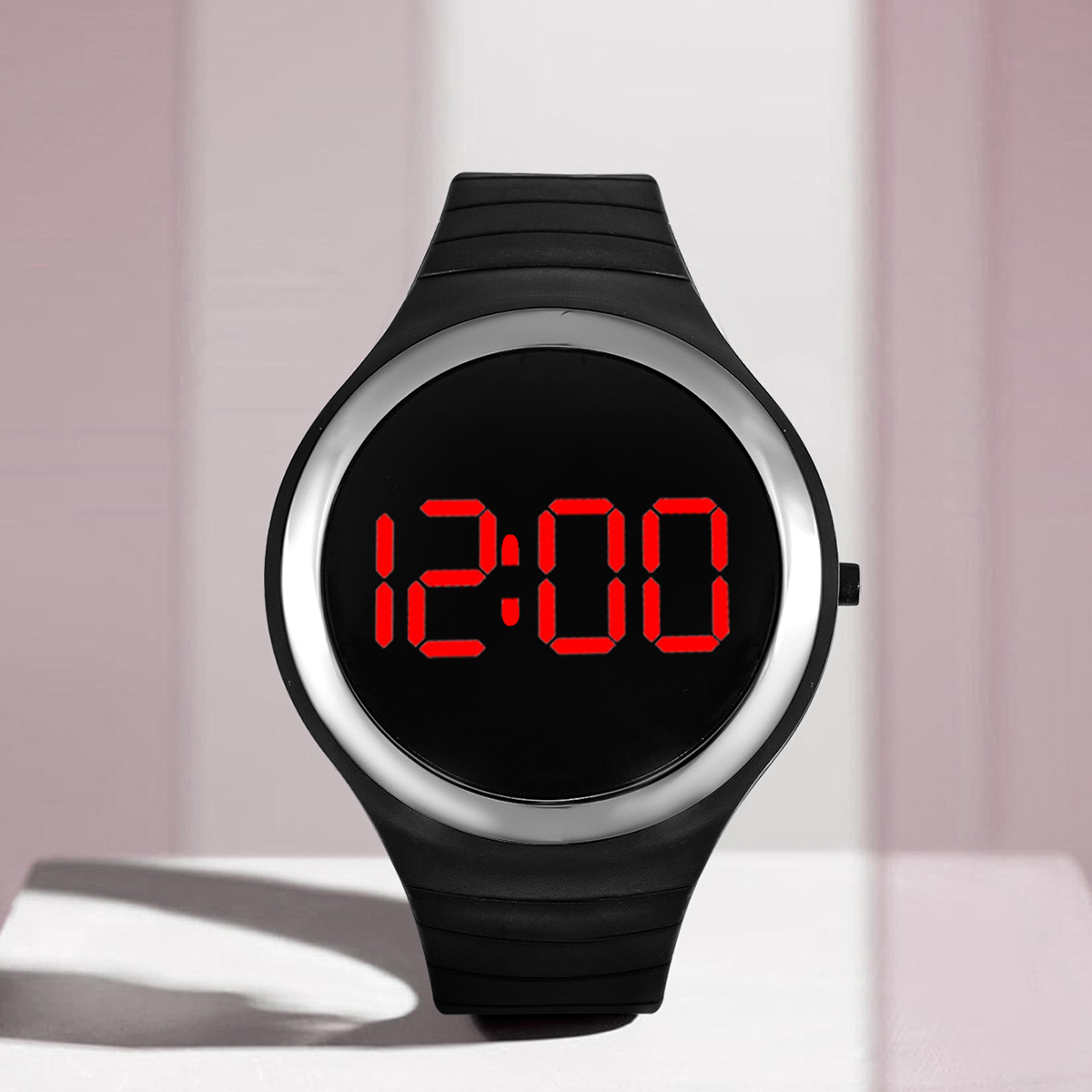 Sports Electronic Watch For Boys And Girls Casual Simple Round Watch For Students Perfect For Daily 3