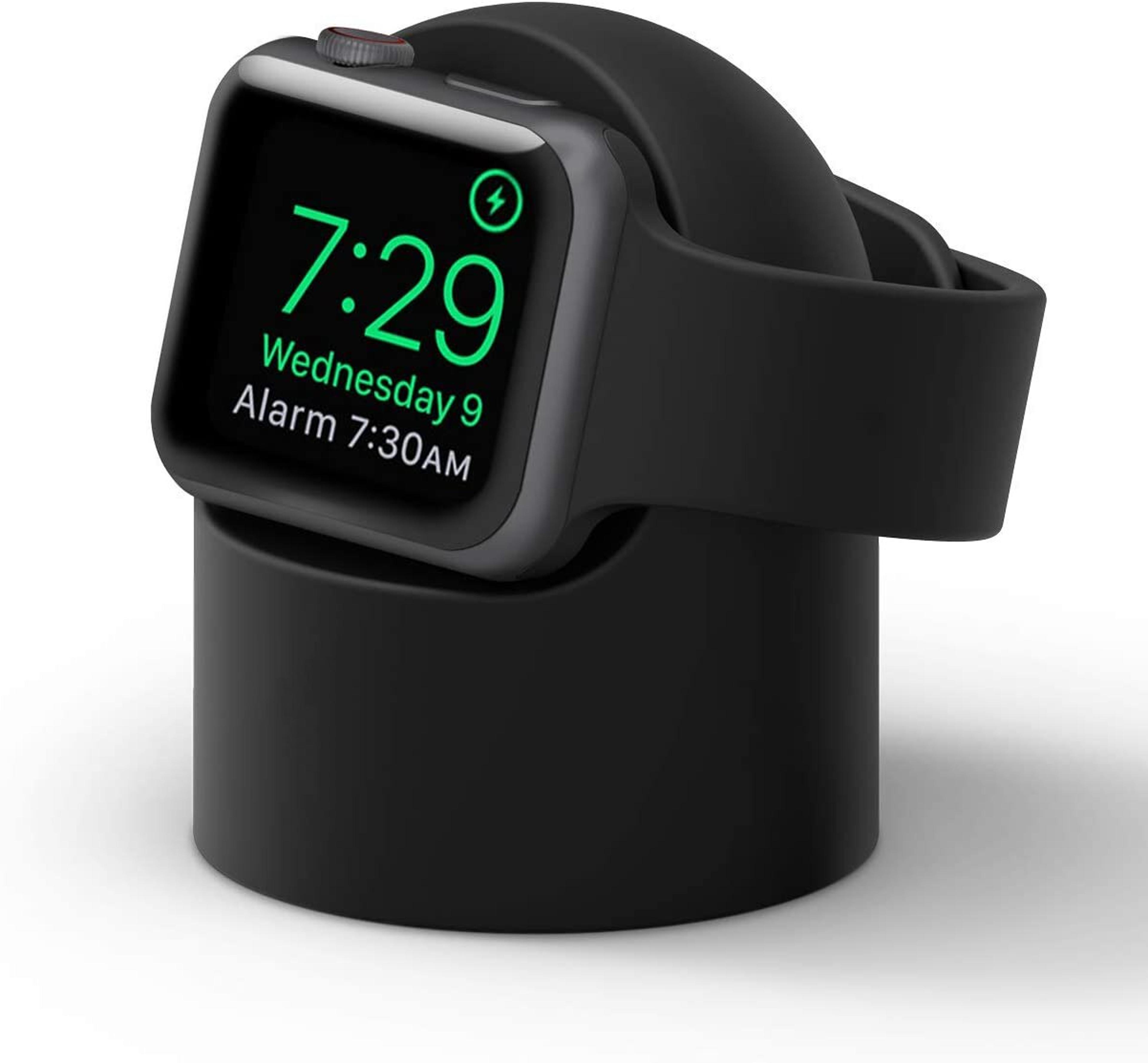 Apple Watch Charger Stand Silicone Charging Dock For Apple Watch Iwatch Charging Holder  Cable Orga 7