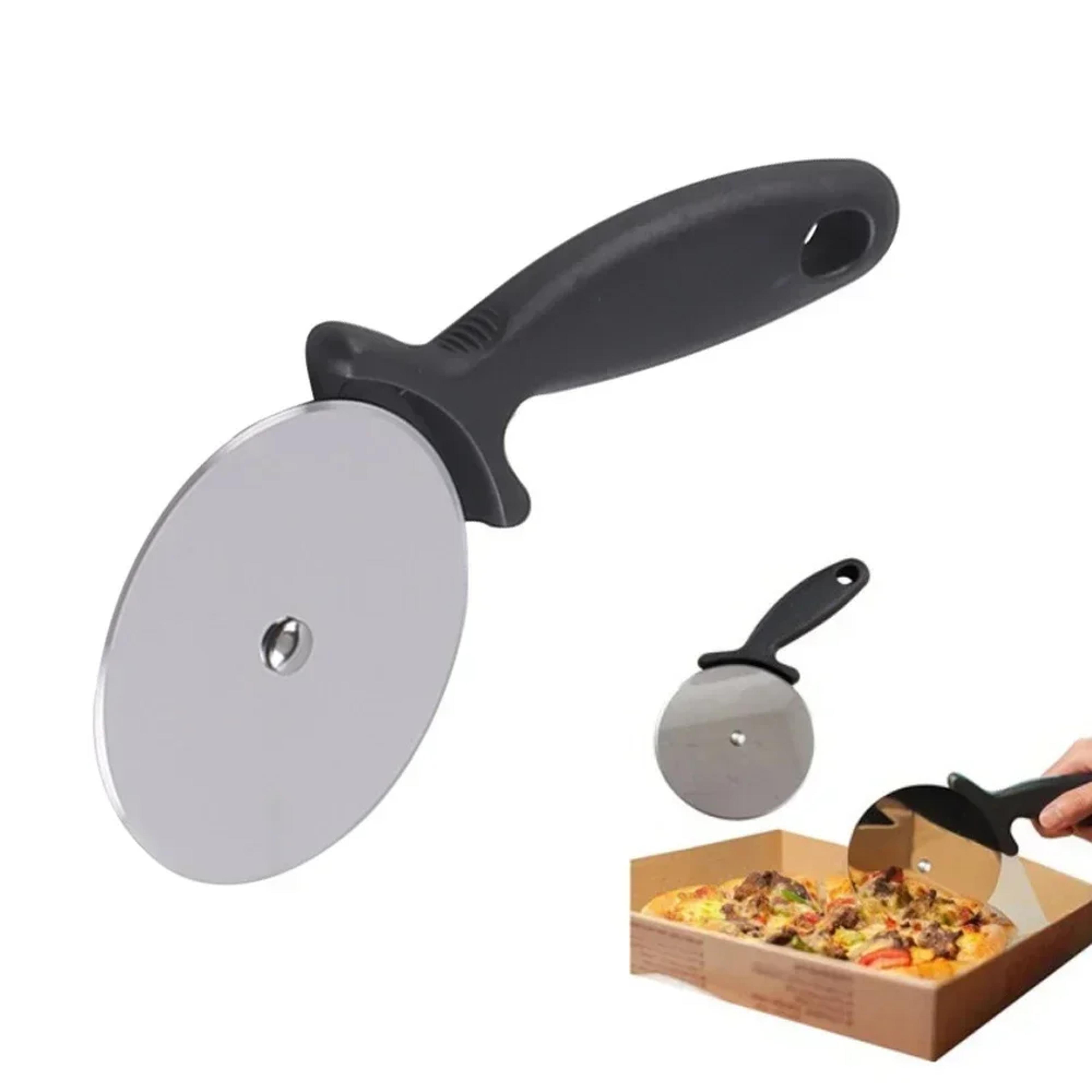 stainless steel pizza cutter wheel pastry roller knife for cookies, cakes, and more