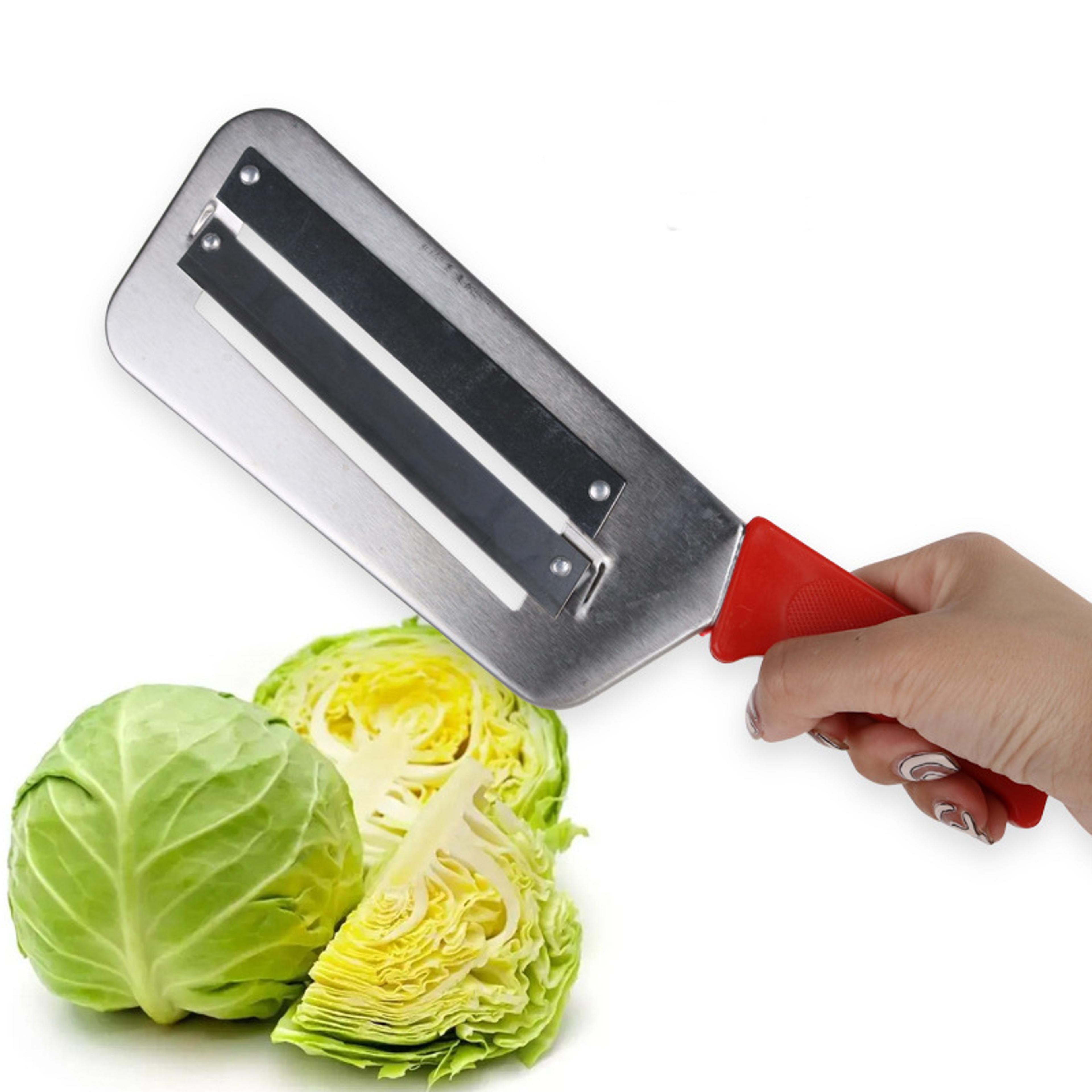 multi-functional vegetable slicer and chopper knife double blade onion & cabbage slicer, fish scale cleaner & shredder