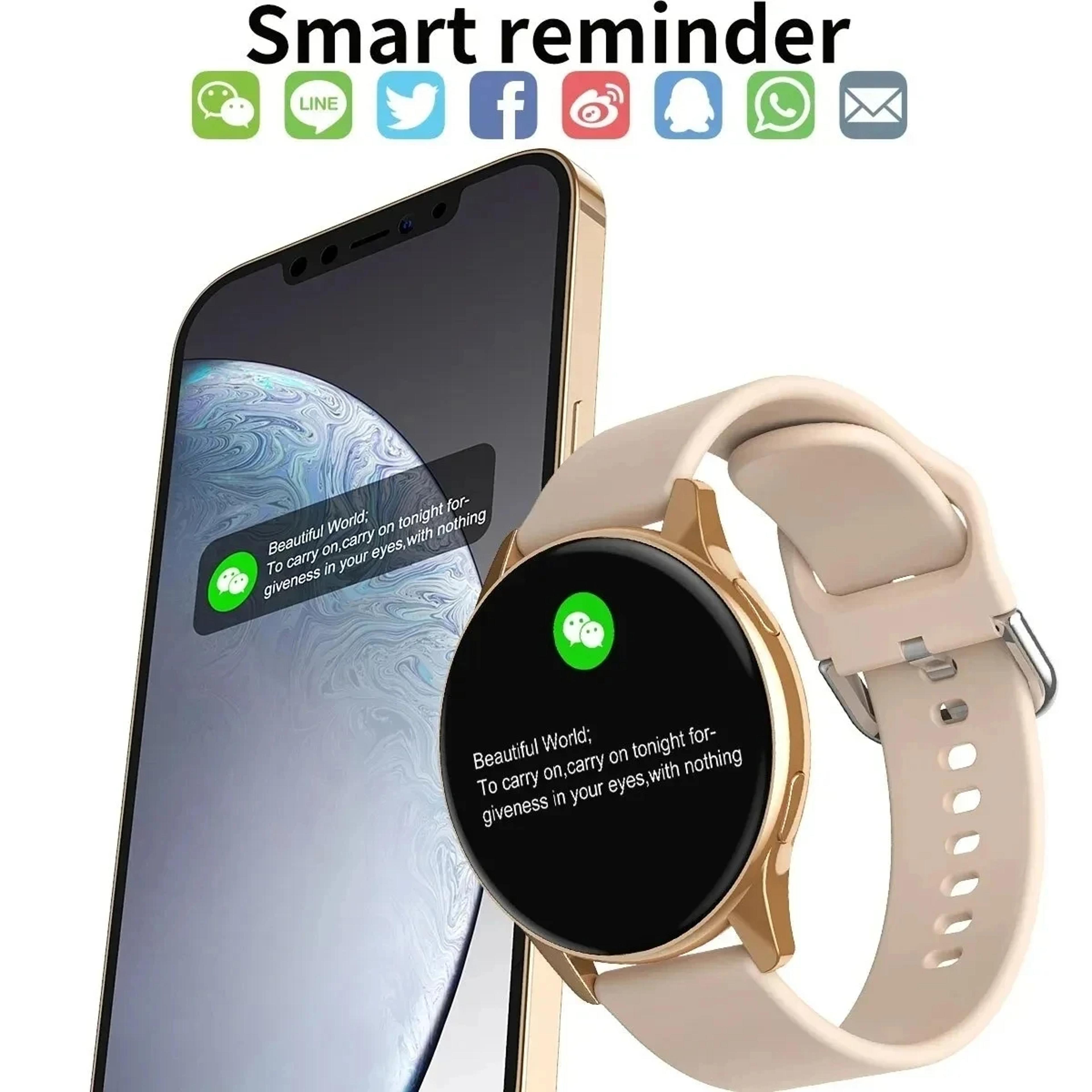Wireless Charging Smartwatch For Men And Women Bluetooth Calls Fitness Tracker Custom Watch Face 2