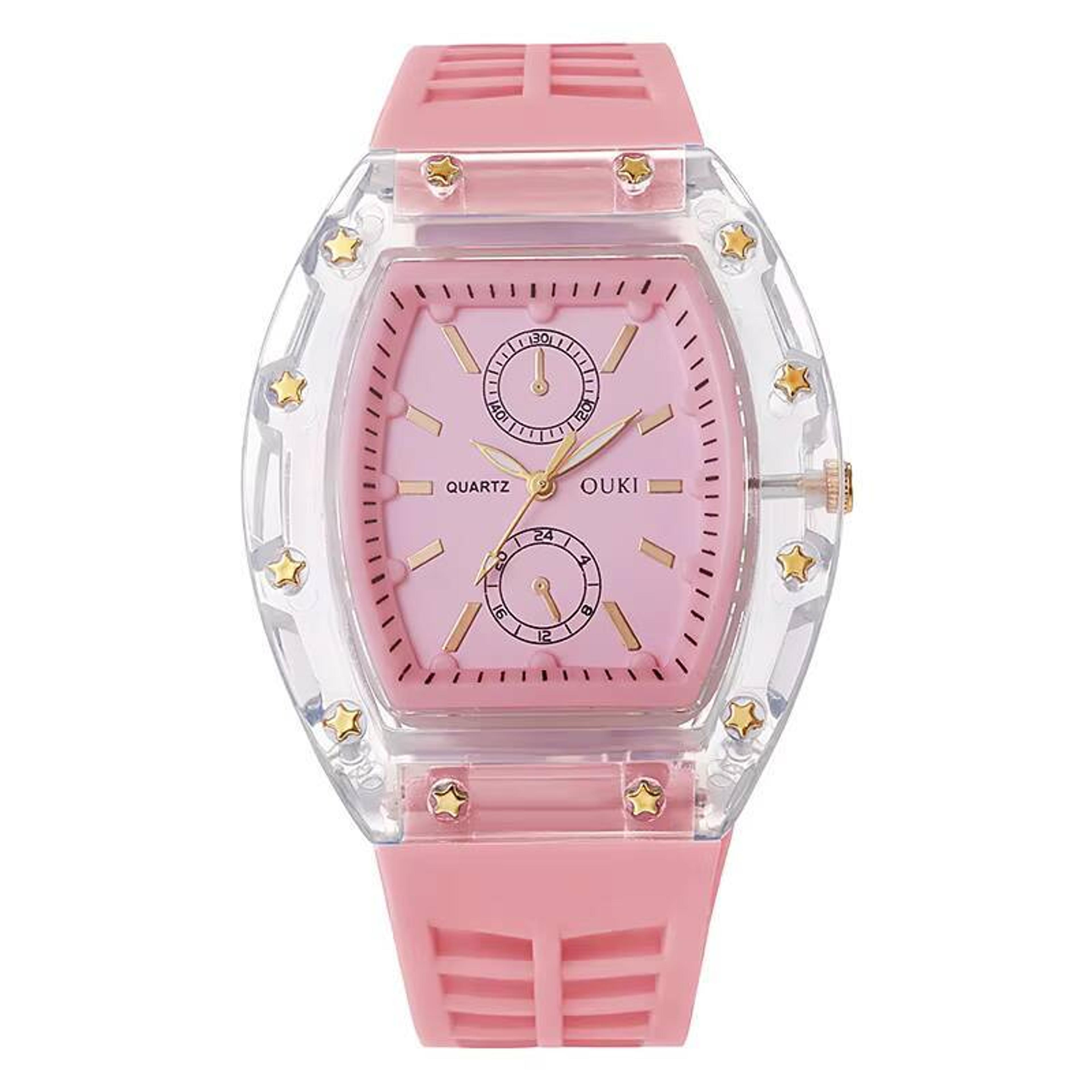 Fashion Womens Quartz Watch With Casual Silicone Strap Perfect Gift For Girls 5