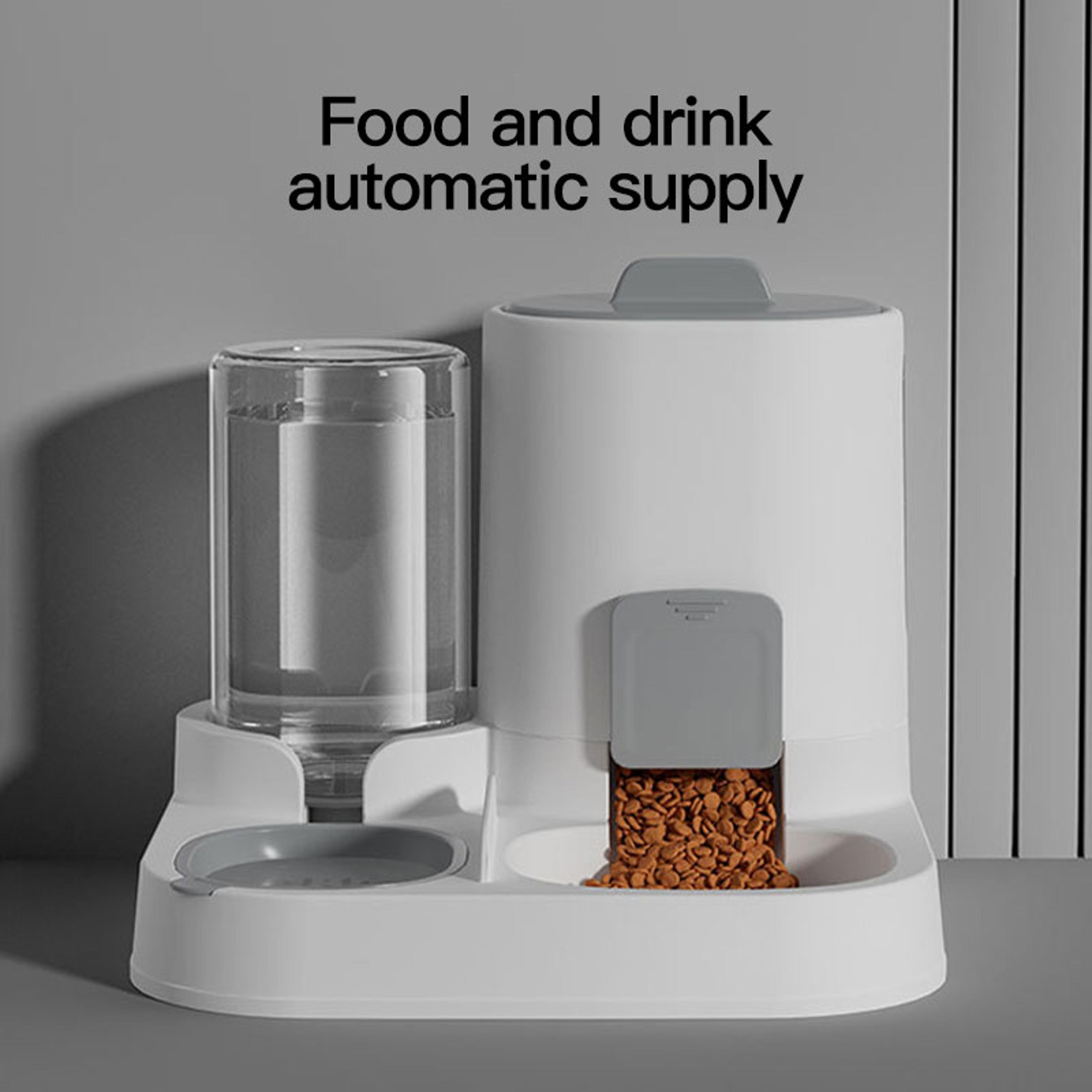 Automatic Gravity Fed Cat Water Dispenser  Feeder SpillProof Large Capacity 2