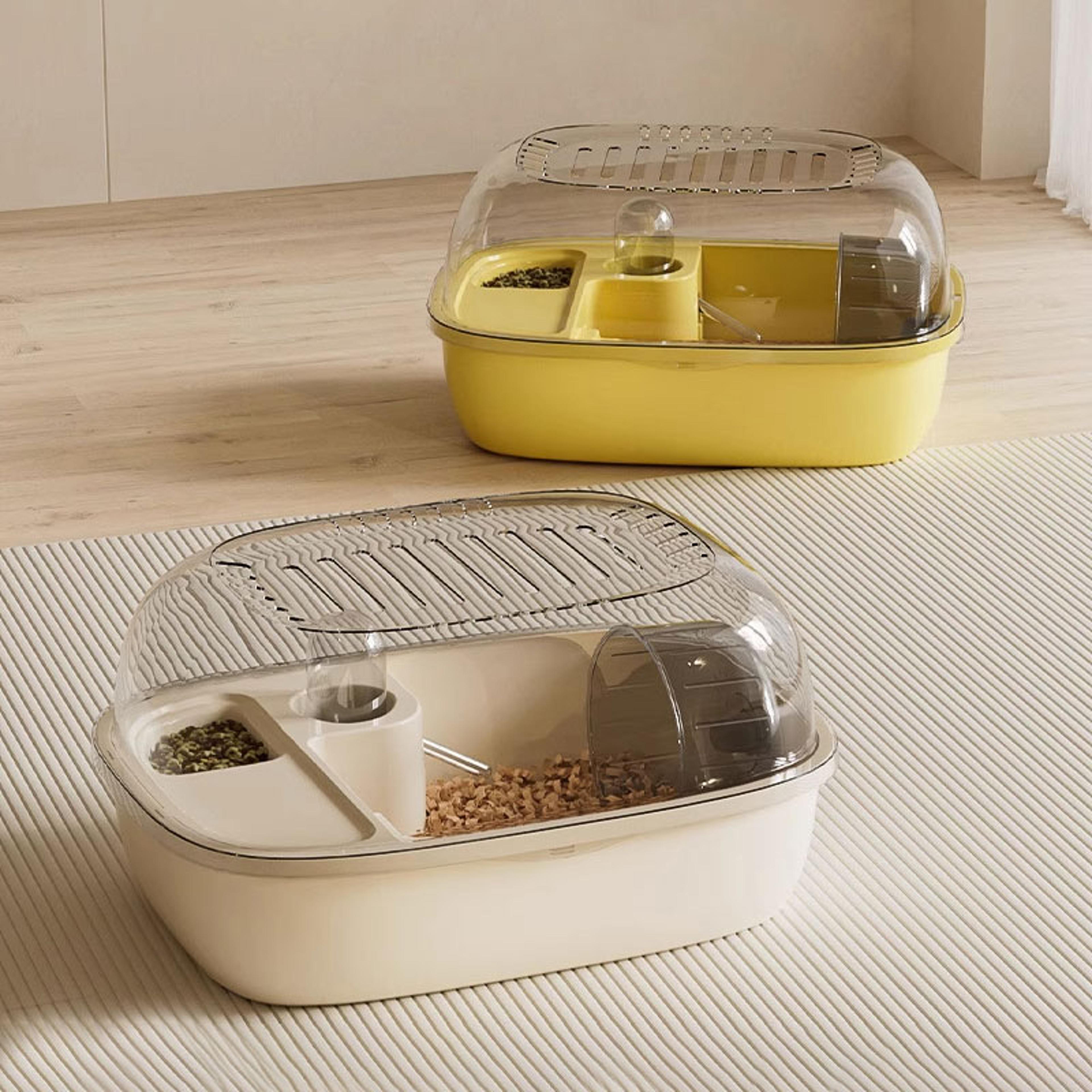 Luxury Transparent Hamster Villa Stylish Mini Mouse Cage For Small Pets 1
