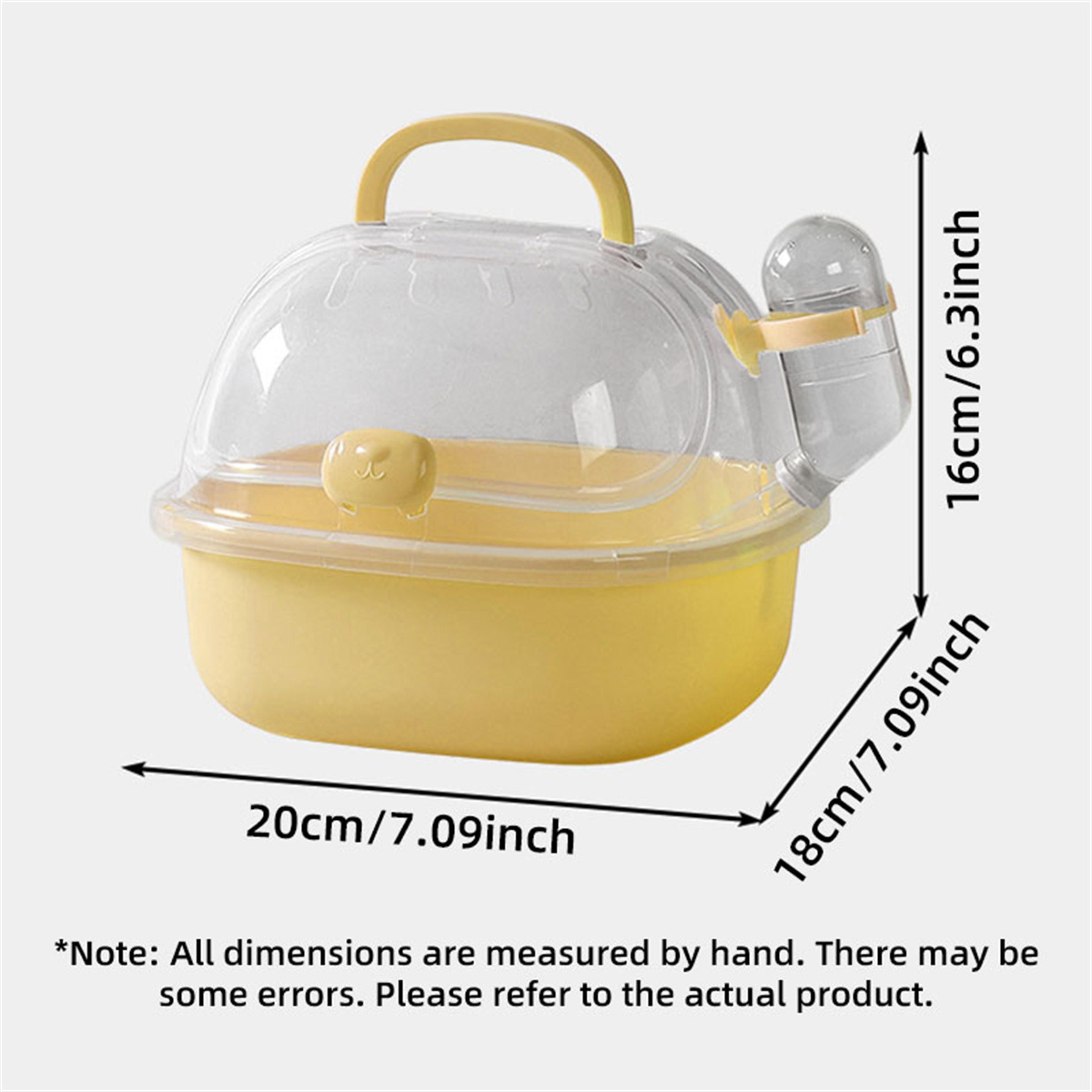 Portable Transparent Hamster Cage For Outdoor Use Spacious  Handheld Ideal For Golden Retrievers  S 3