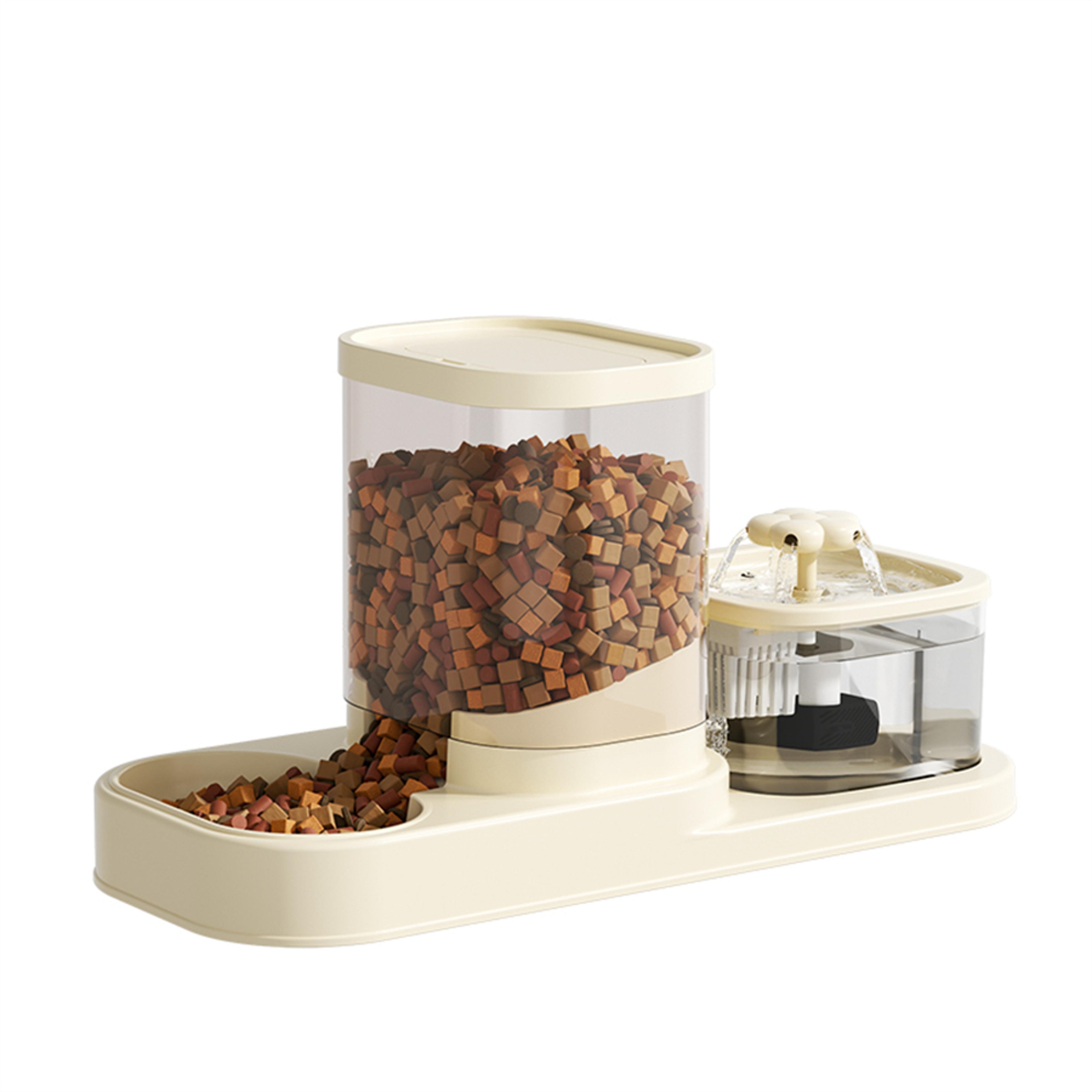 Automatic Cat Water Dispenser With Circulating Flow Drinking And Feeding Solution 5
