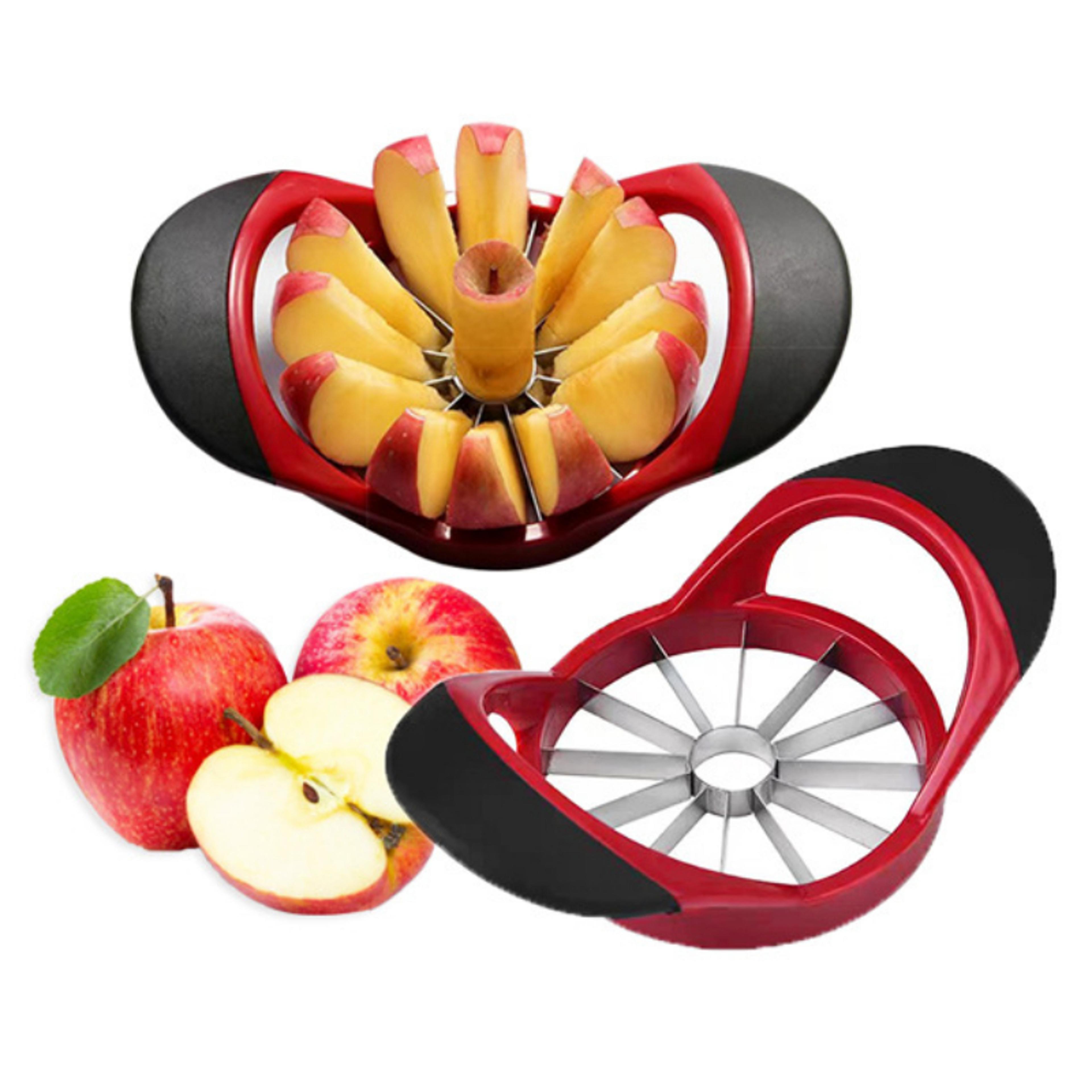 stainless steel vegetable & fruit core remover cutter kitchen tool for apples, potatoes, onions & more