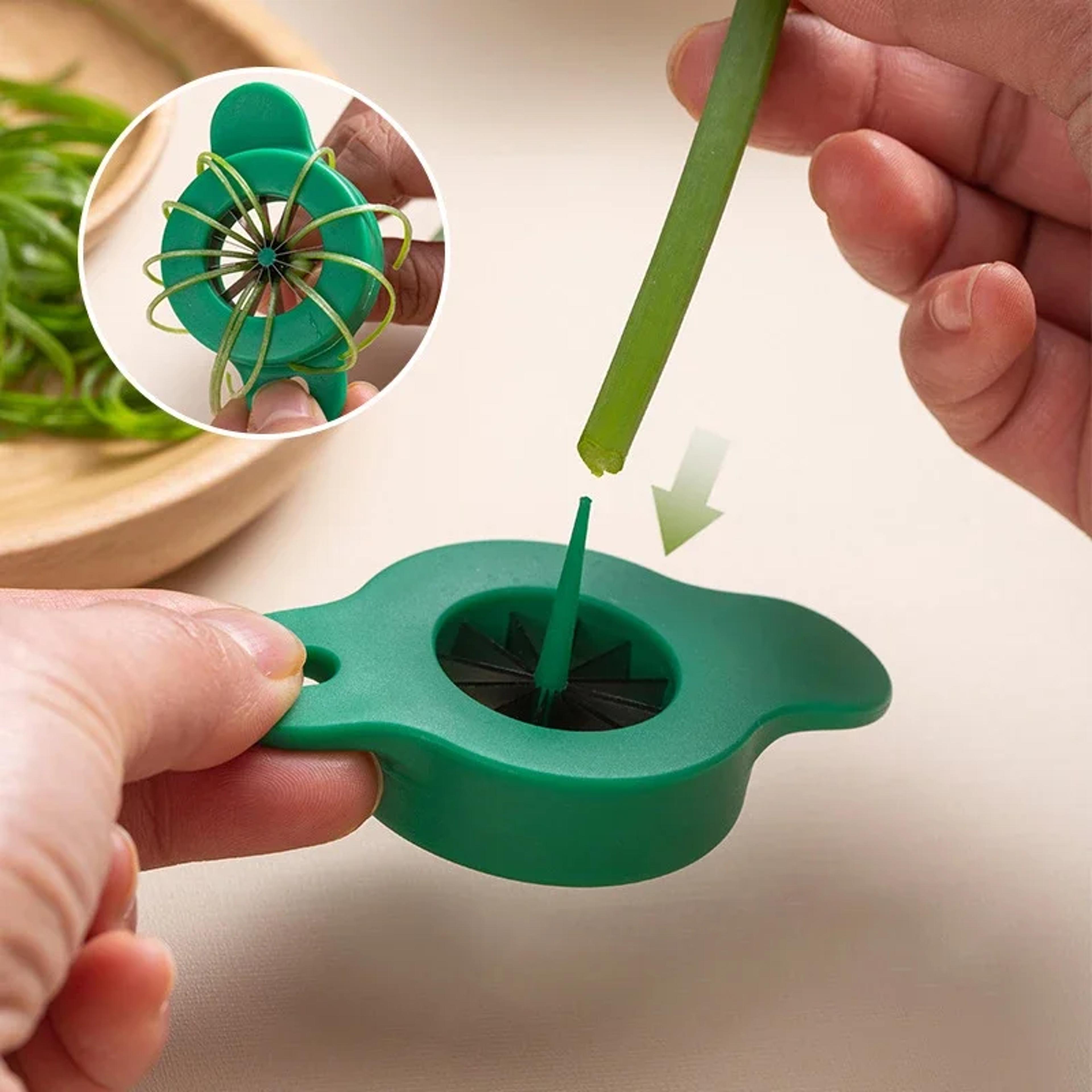 green onion easy slicer shredder plum blossom scallion cutter for superfine vegetable shredding