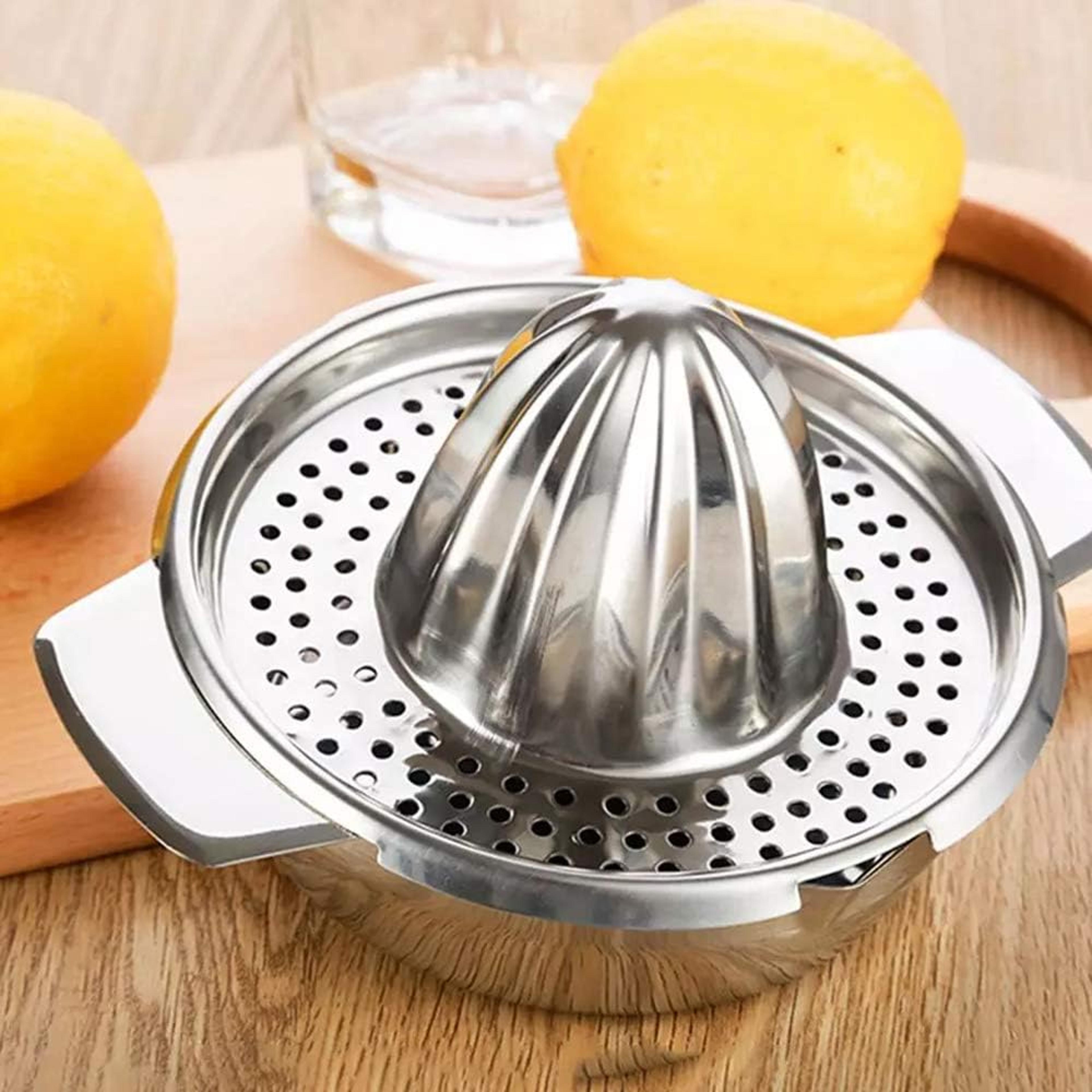 mini stainless steel manual lemon juicer fruit press for citrus fruits