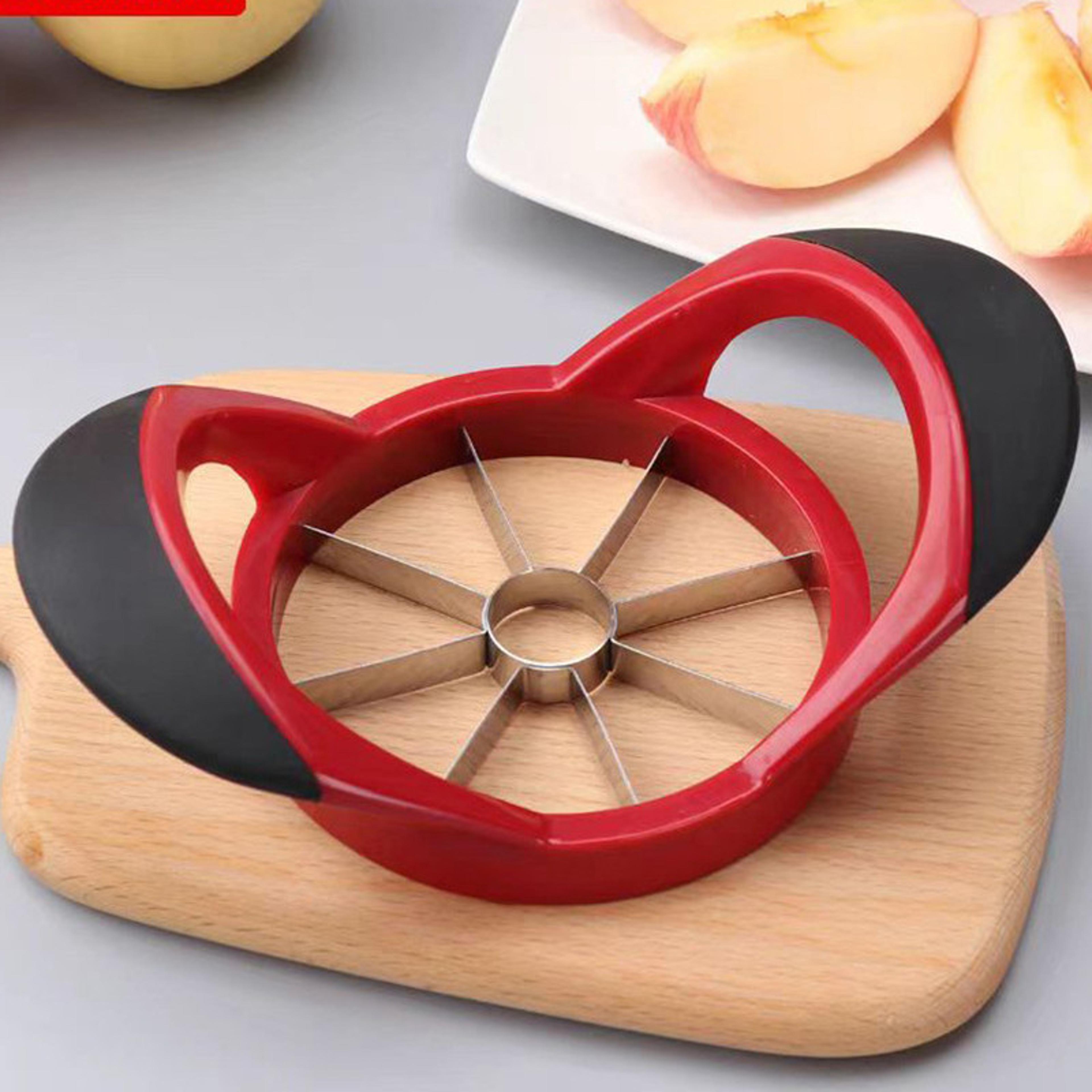 stainless steel apple slicer & corer super sharp apple cutter peeler for effortless fruit cutting
