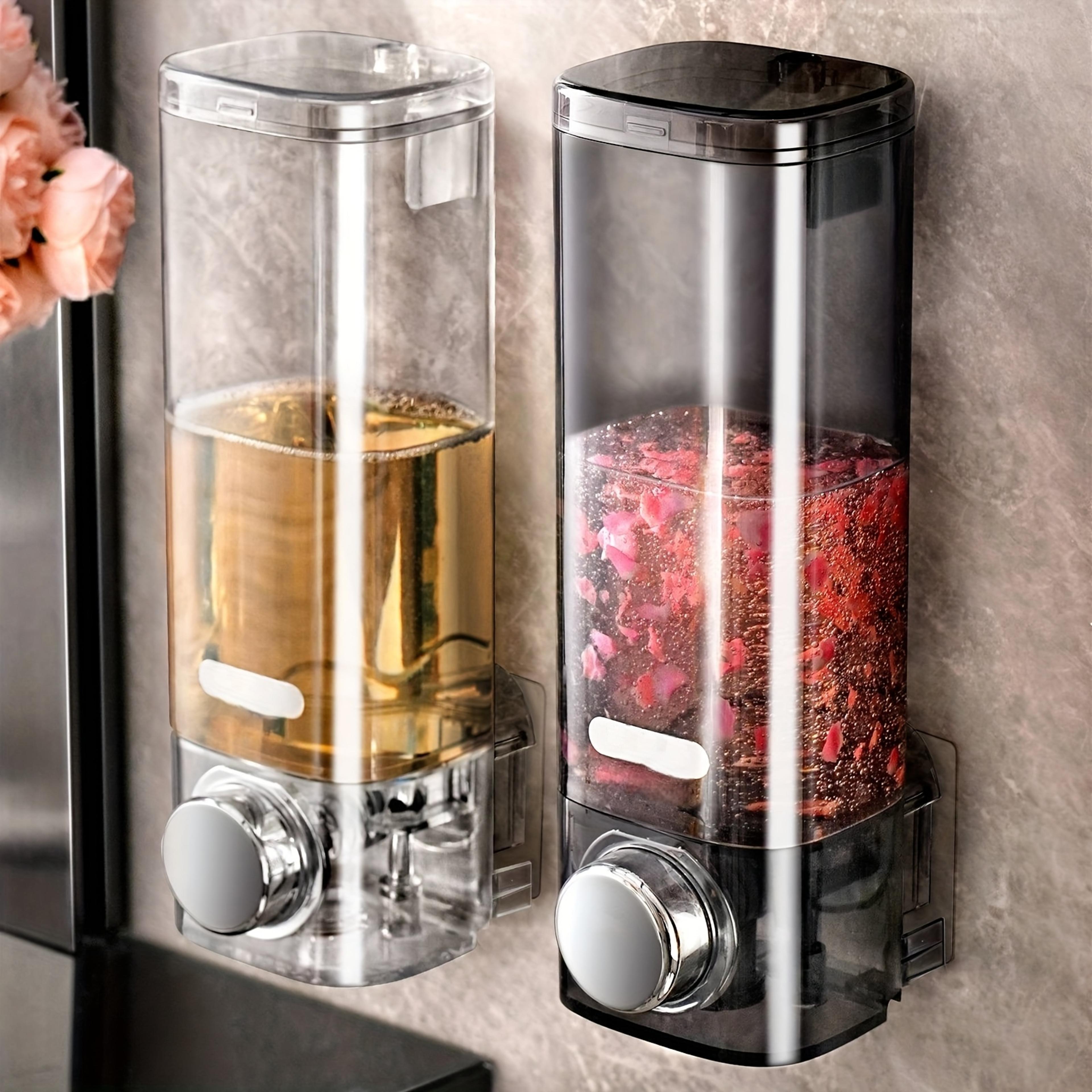 wall-mounted soap dispenser for bathroom & kitchen easy installation, no drilling needed