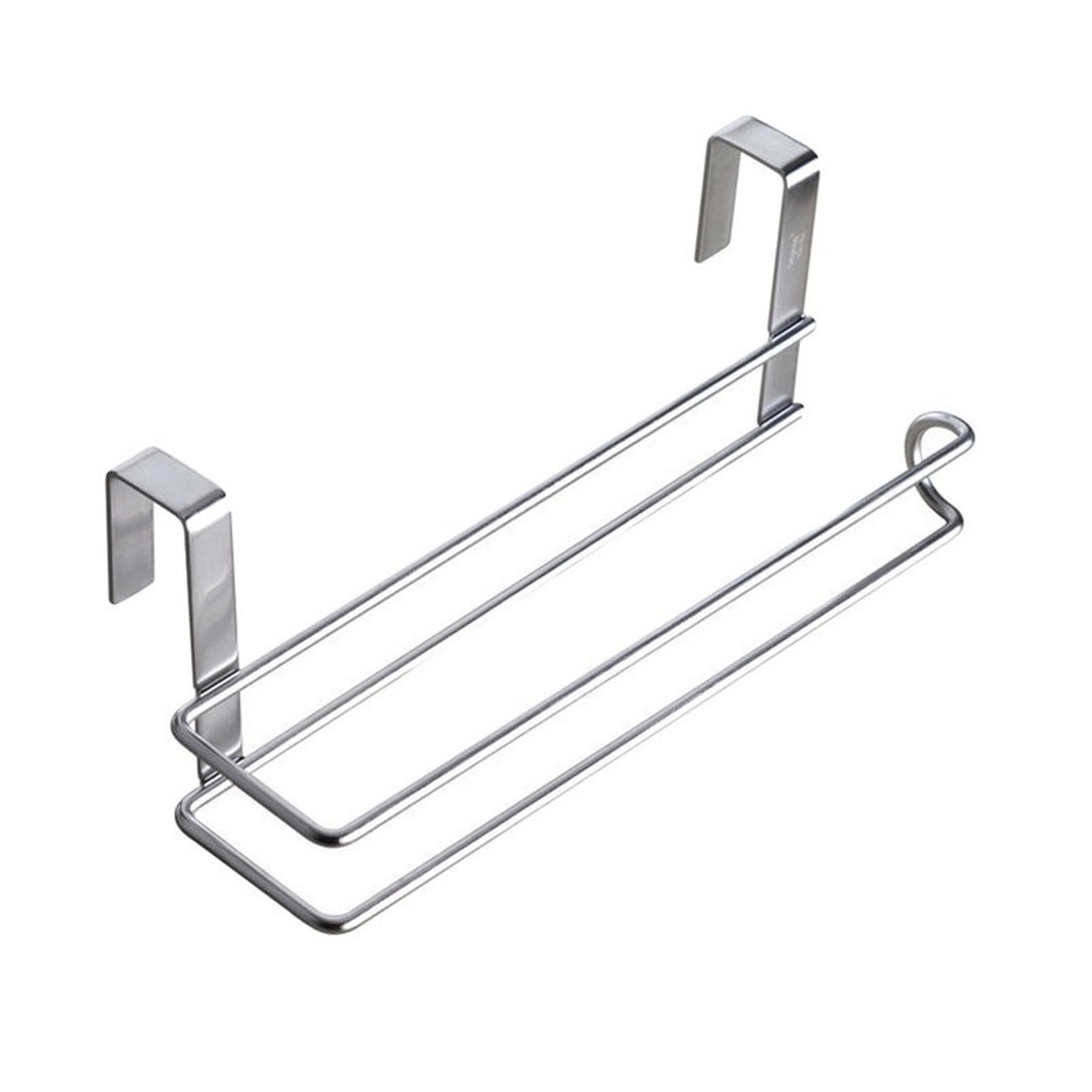 Stainless Steel Paper Towel Holder With Under Drawer Cabinet Hook For Kitchen  Bathroom 5