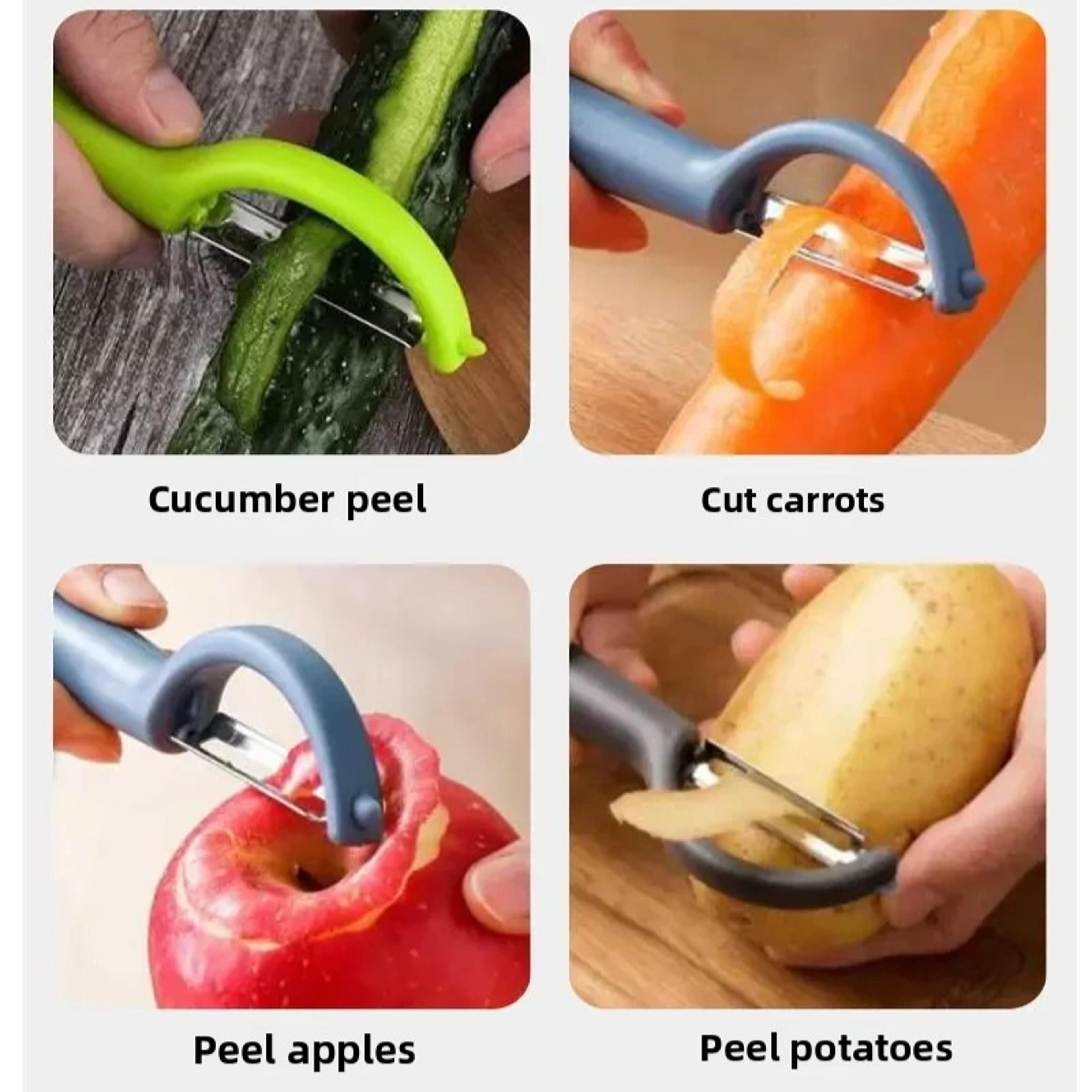 Stainless Steel Vegetable Peeler And Fruit Scraper MultiFunctional Kitchen Tool For Potatoes Carrot 3