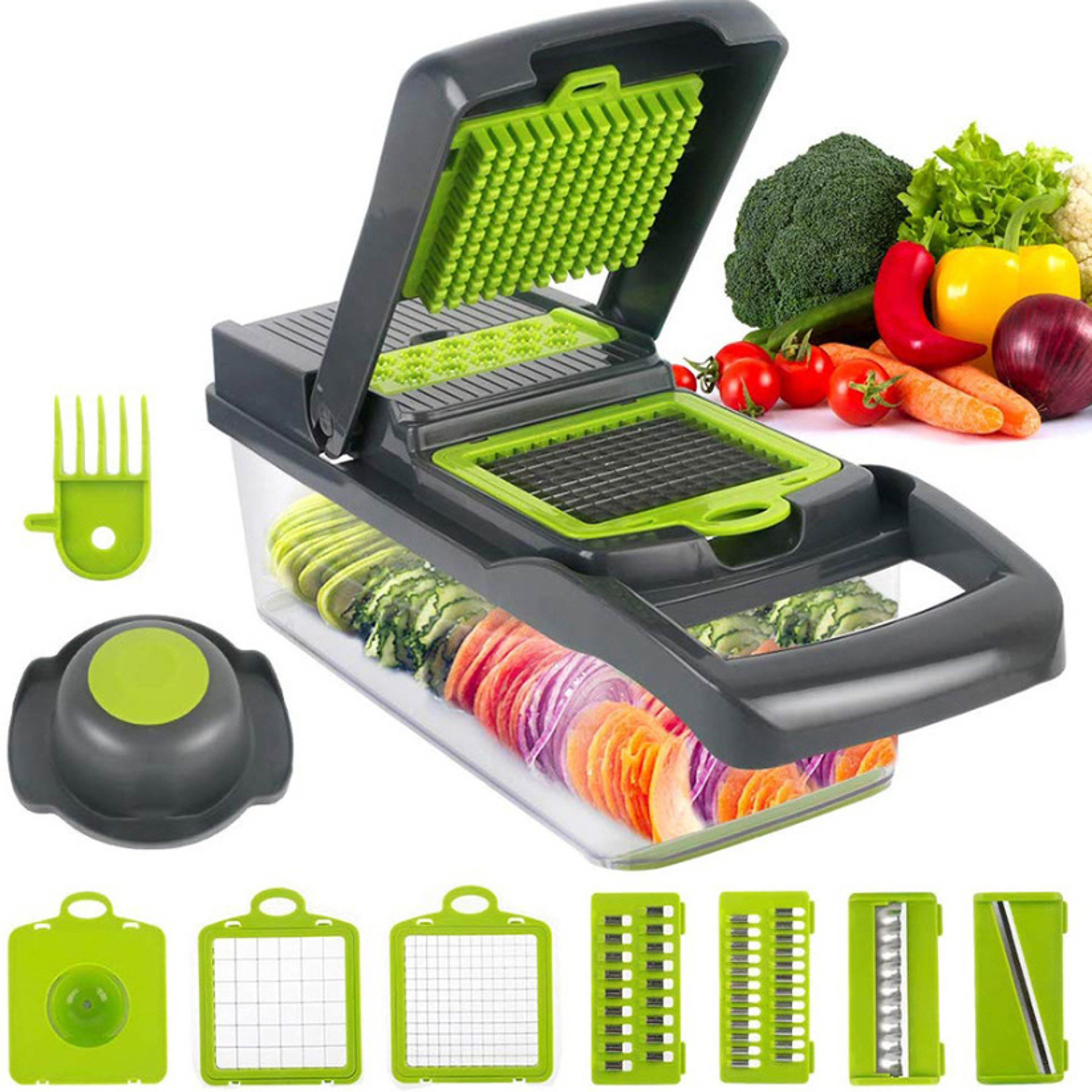 Multifunctional Vegetable Cutter Kitchen Shredder  Dicing Machine For Easy Slicing And Grating 4