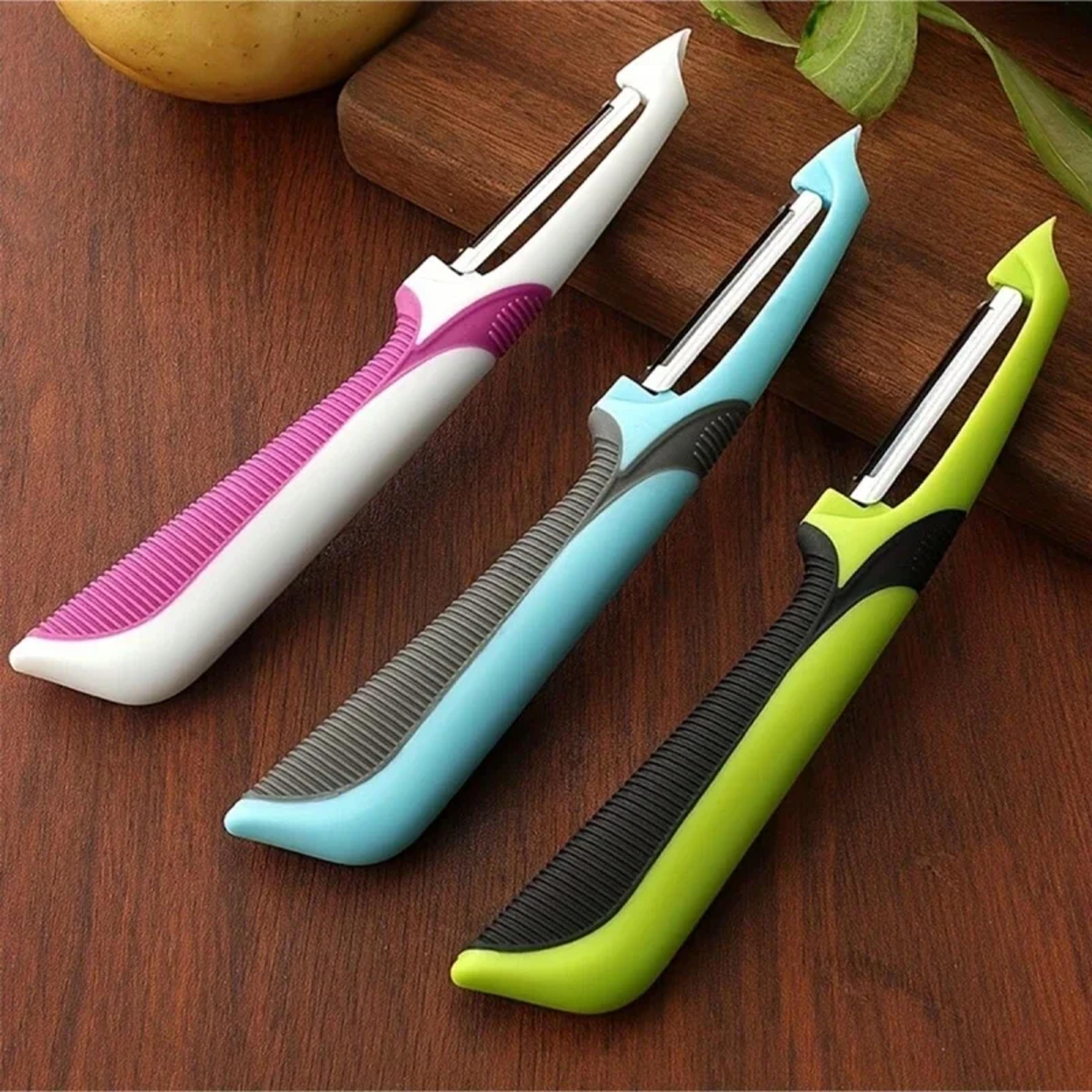 stainless steel peeling knife multifunctional potato and vegetable peeler tool for kitchen use
