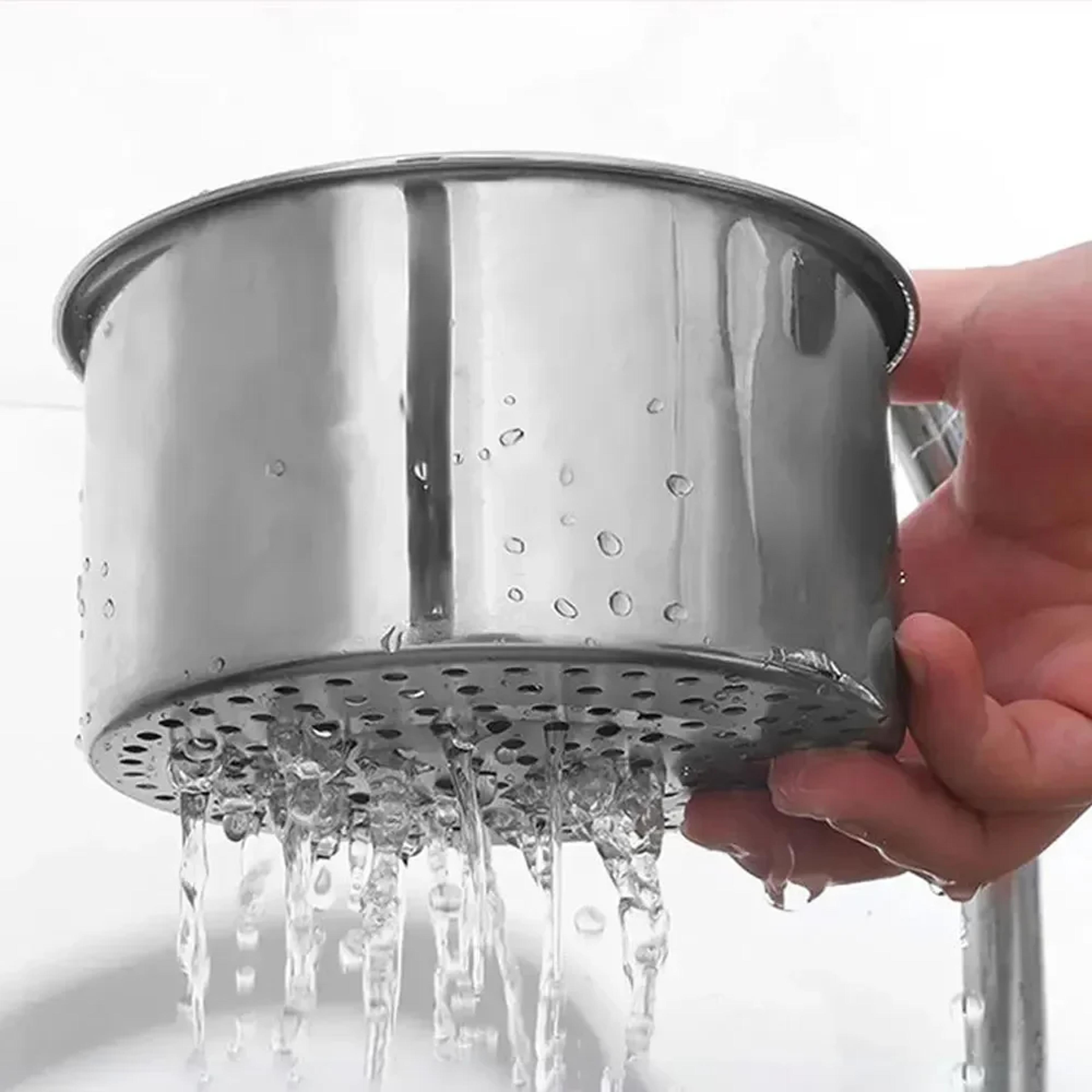 Stainless Steel Kitchen Sink Strainer Multifunctional Hanging Drainer Basket For Fruits Vegetables  3