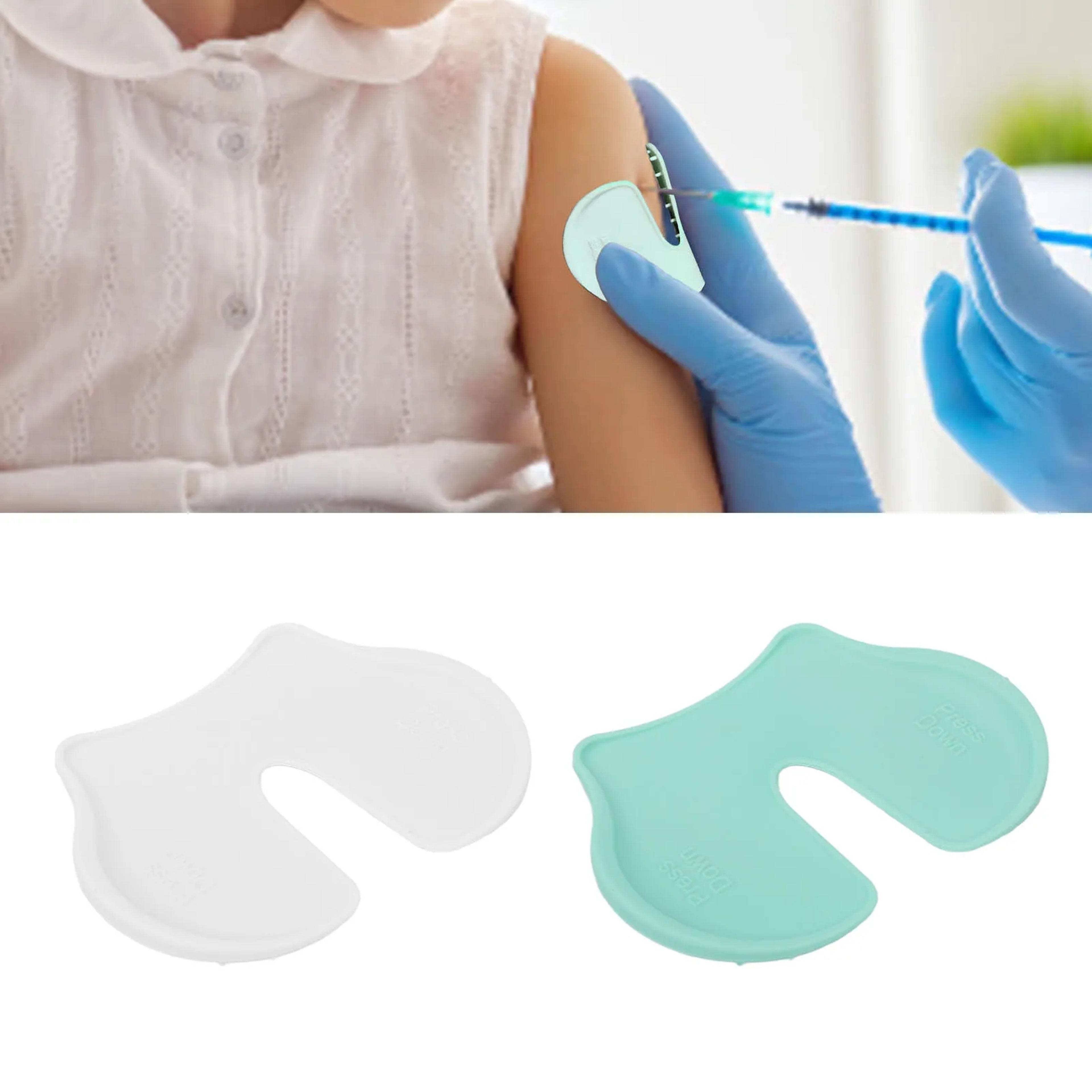 reusable pain relief shot assist pad immunization aid for kids & adults, blocks pain, easy to use