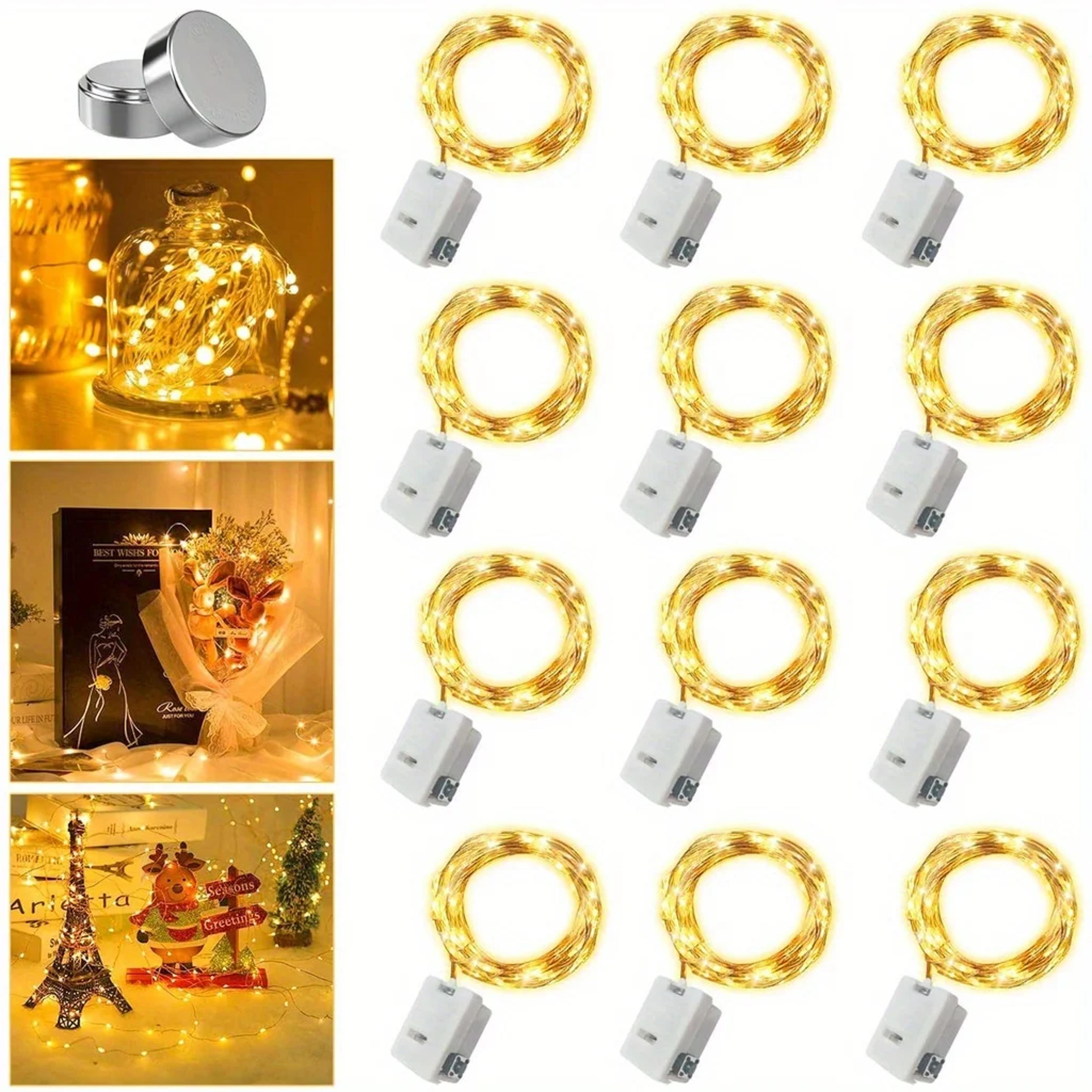Waterproof Copper Mini Fairy Lights With Speed Modes For Outdoor Christmas Decorations 6