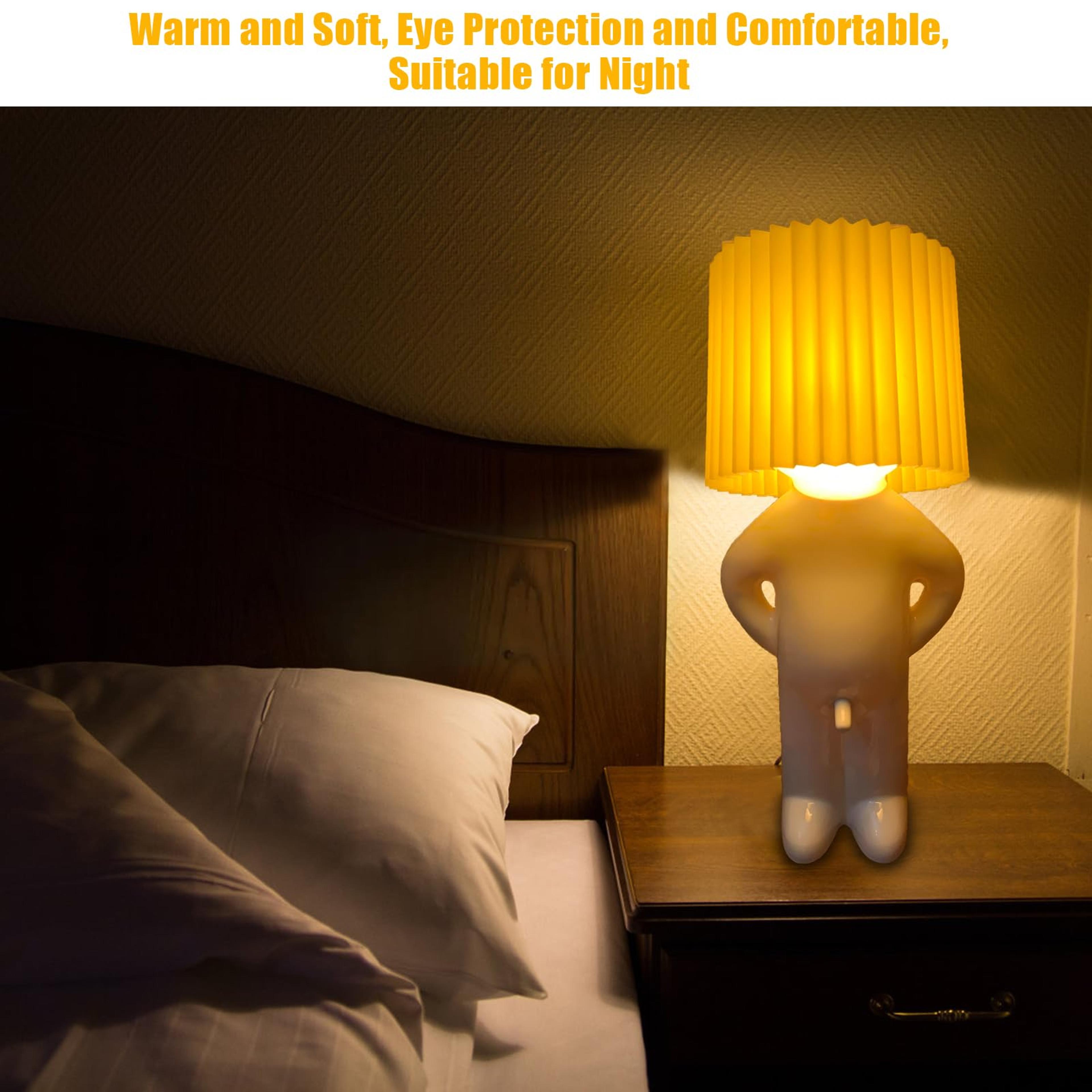 Creative Kids Night Lamp Little Boy Table Light For Bedside  Desk 3