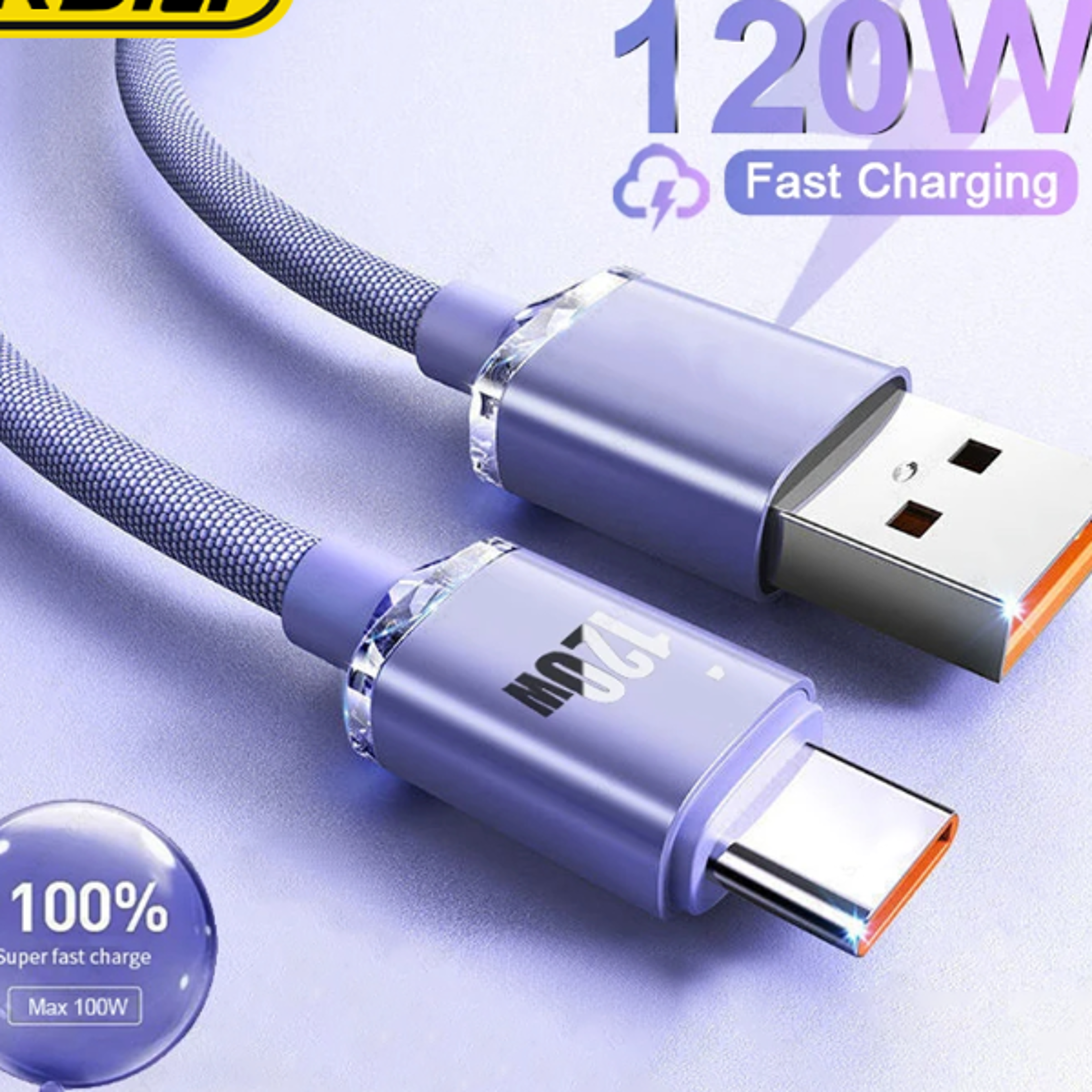 USB Type C Fast Charging Cable Quick Charge Data Cable for Phones  Tablets