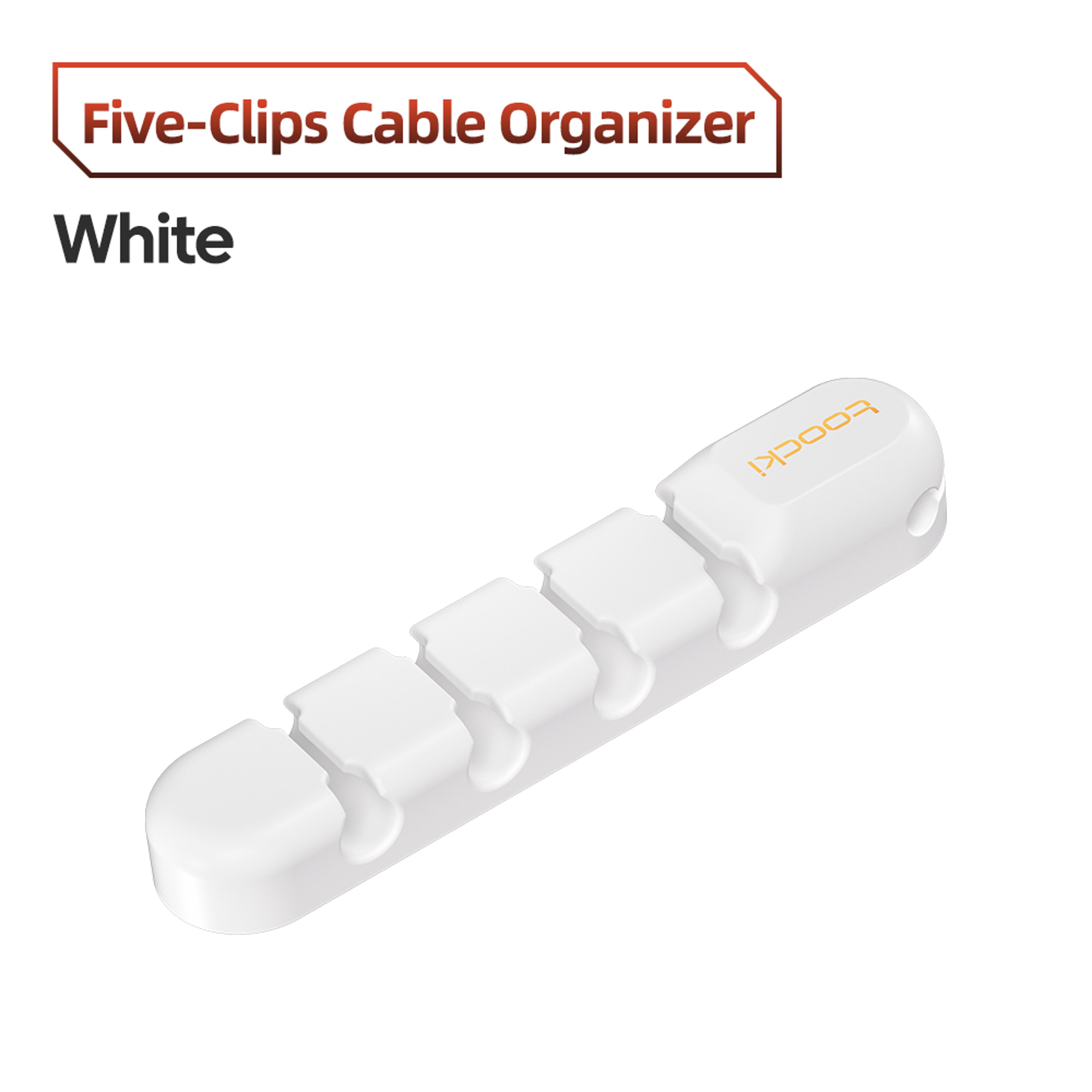 Cable Organizer With Holes Flexible Wire Management Clips For Clean And Tidy Cables 10