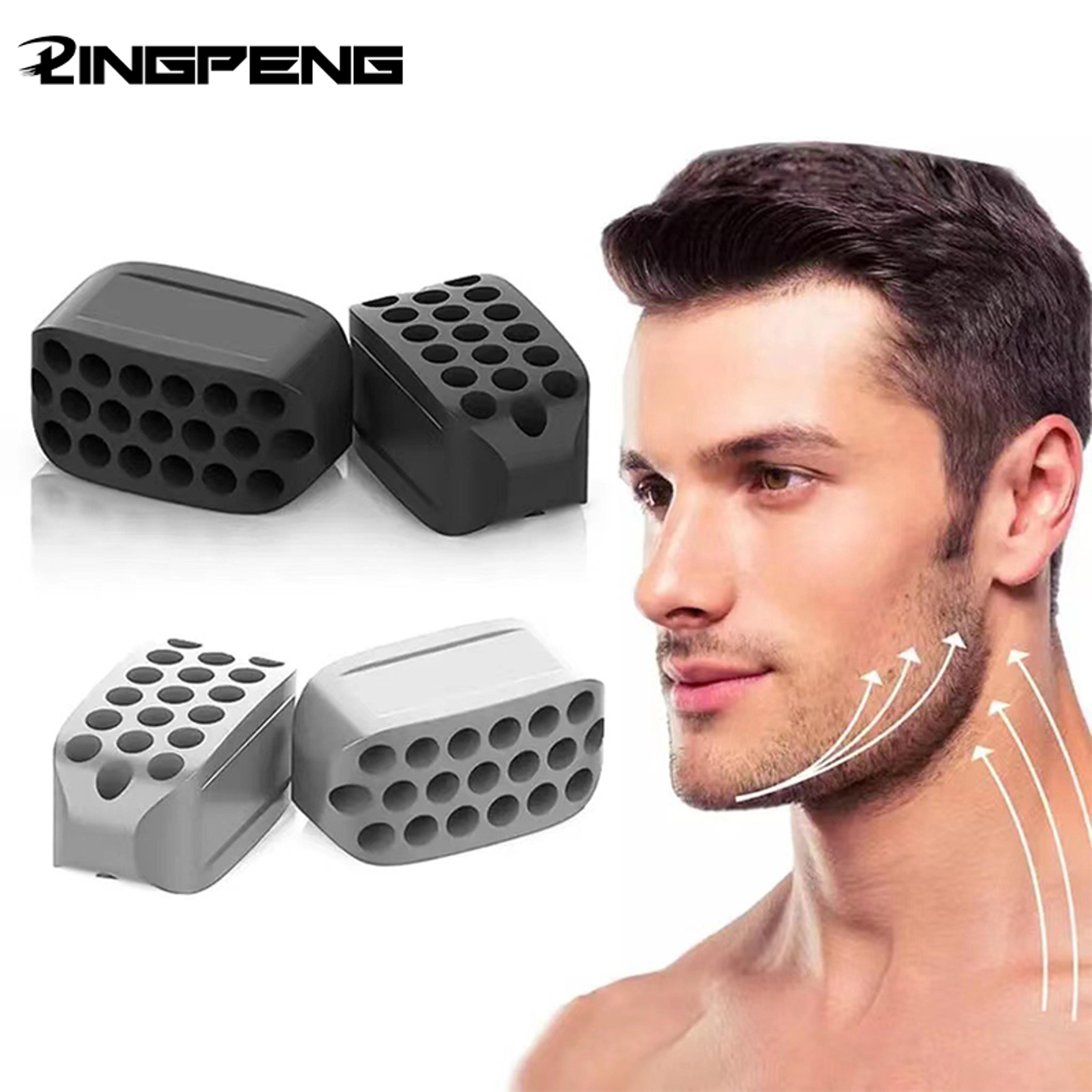 silicone jaw exerciser for jawline toning & double chin reduction facial fitness tool