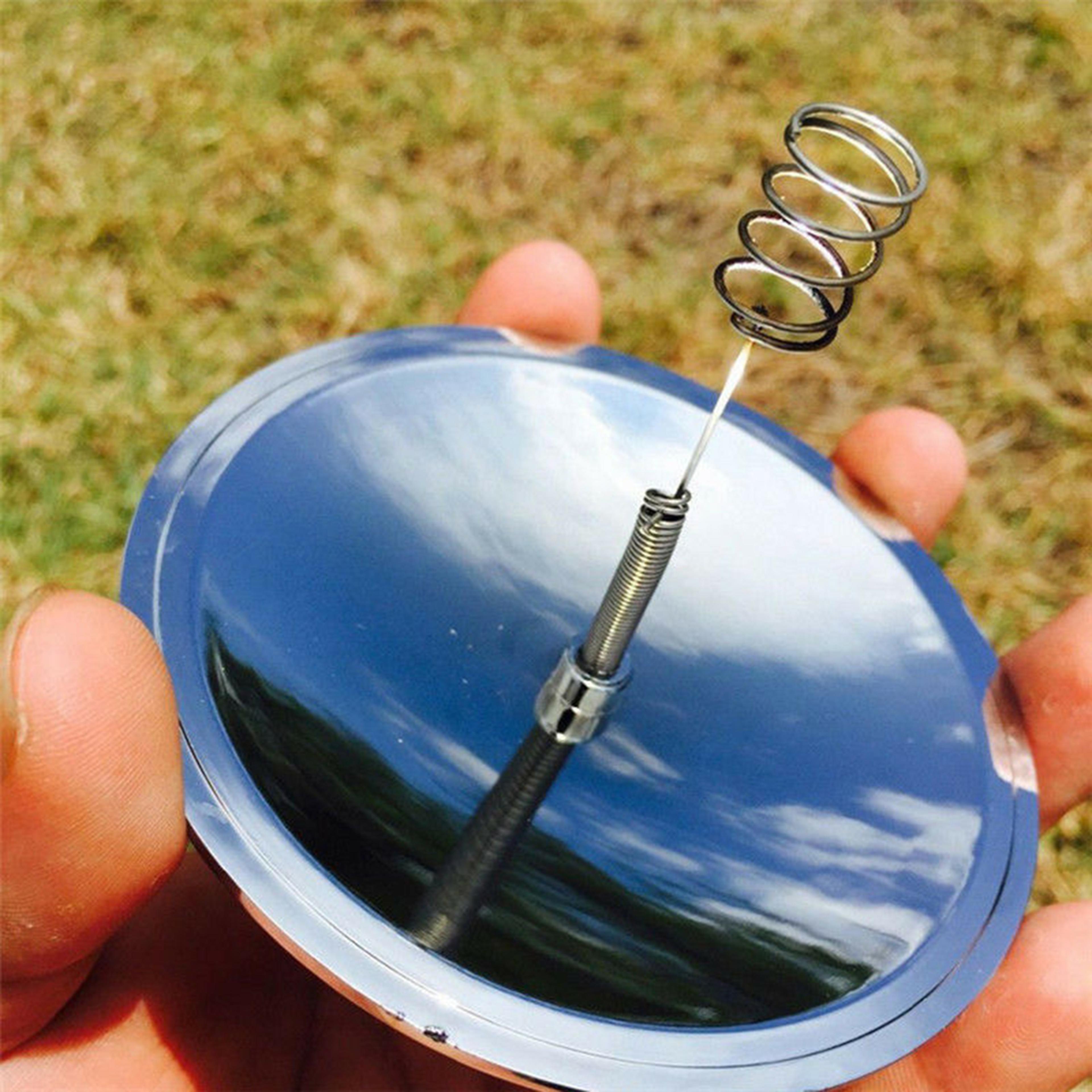 Solar Lighter For Outdoor Fire Ignition Waterproof  Windproof Emergency Survival Tool For Camping H 0