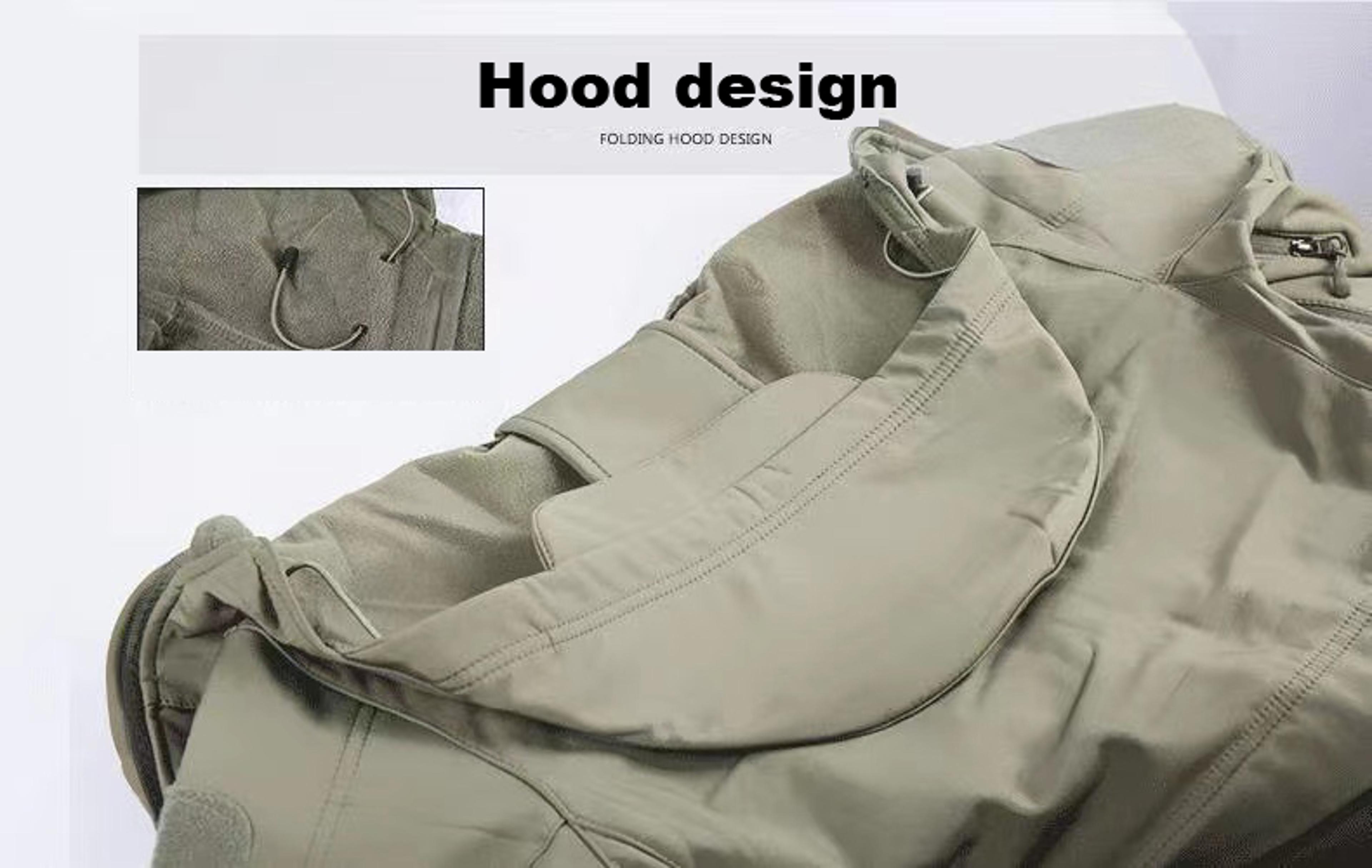 Mens Winter Softshell Fleece Jacket Windproof Outdoor Hiking Hunting Thermal Coat 3