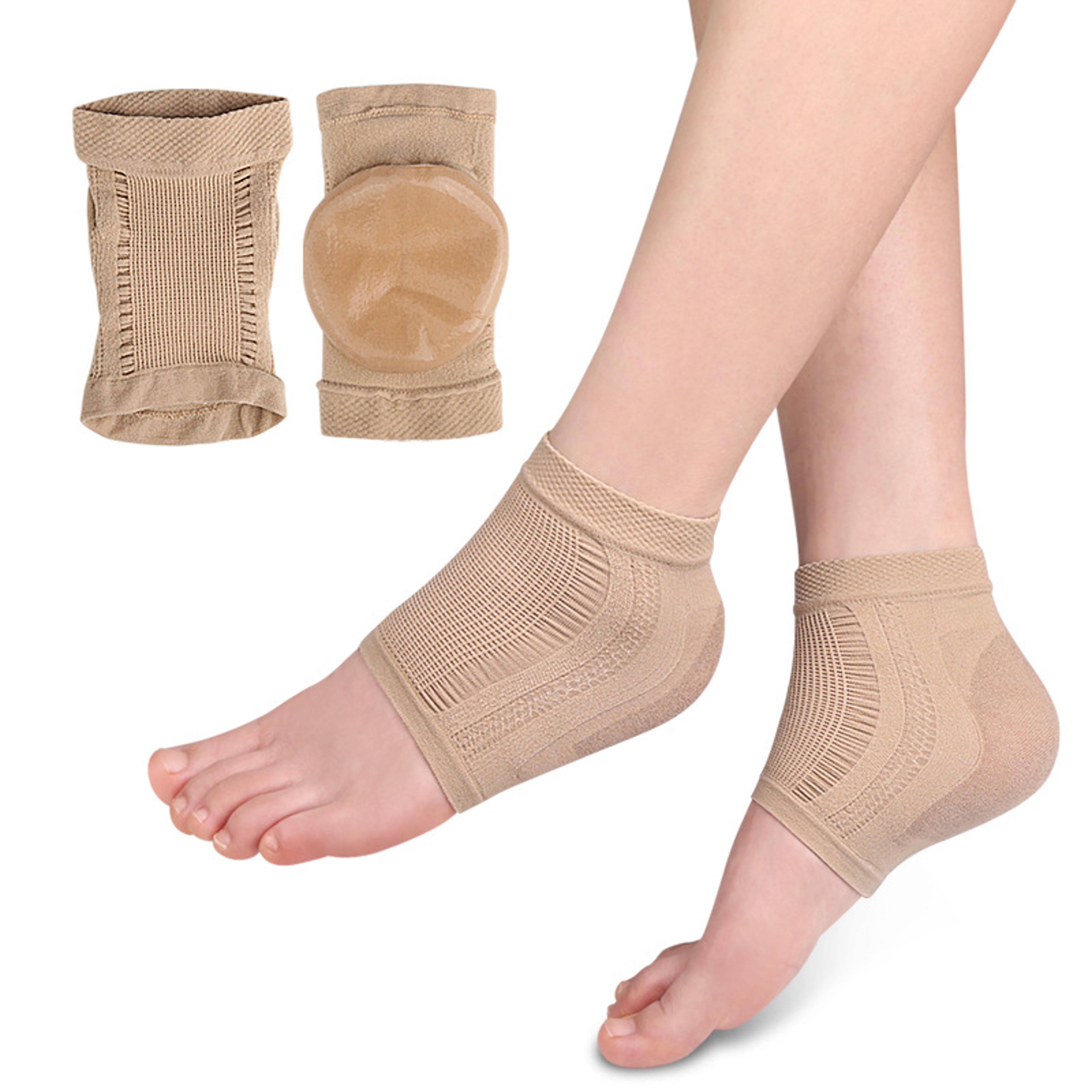 Heel Protector Gel Socks Moisturizing  AntiCracking Silicone Foot Cover For Dry Feet Cracked Heels 0