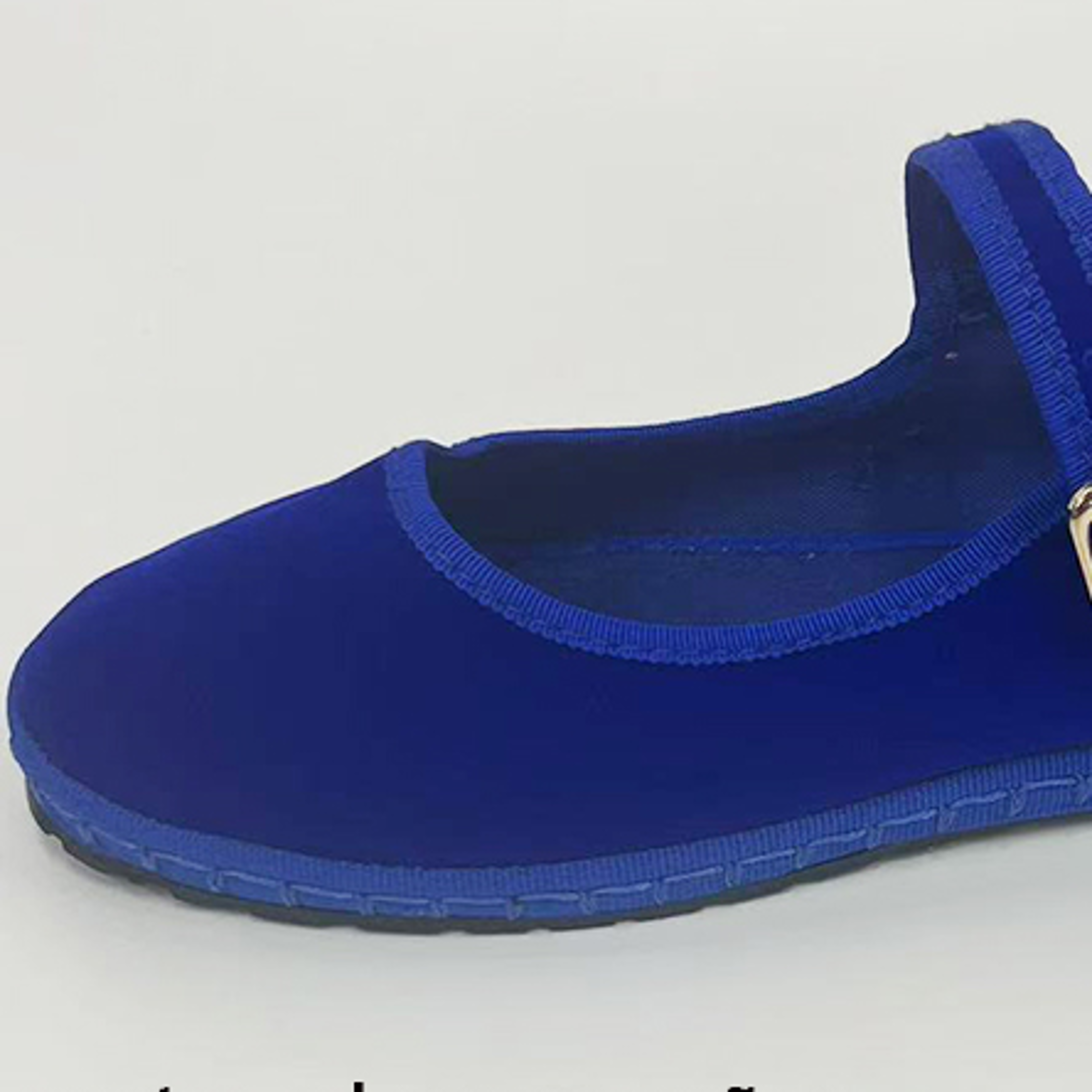 Velvet Ballet Flats for Women Comfortable HandStitched Casual Streetwear Loafers in Solid Red