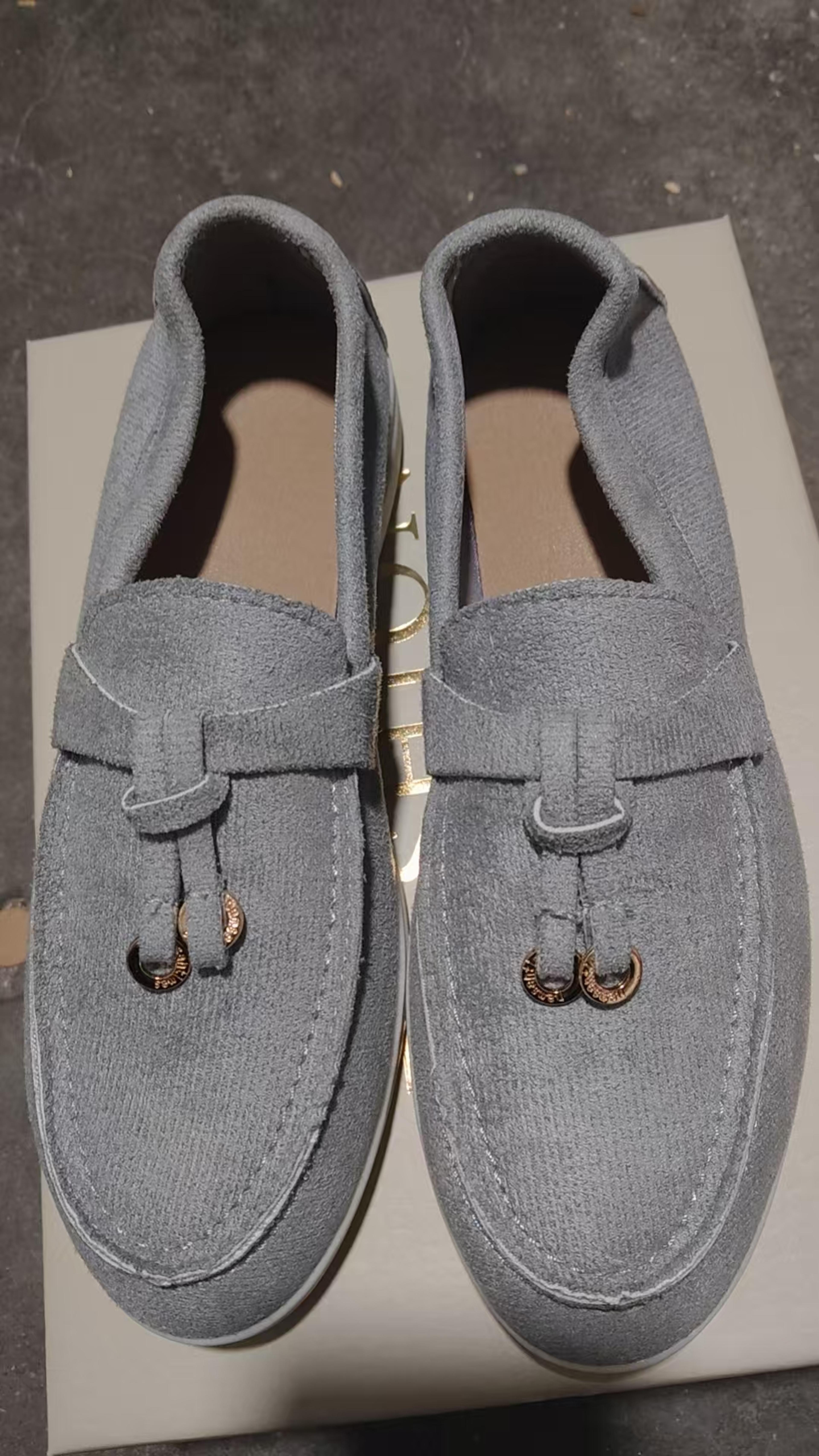 Retro Soft Leather Women Slip On Shoes Thick Sole Comfortable Flat Walking Loafers 16