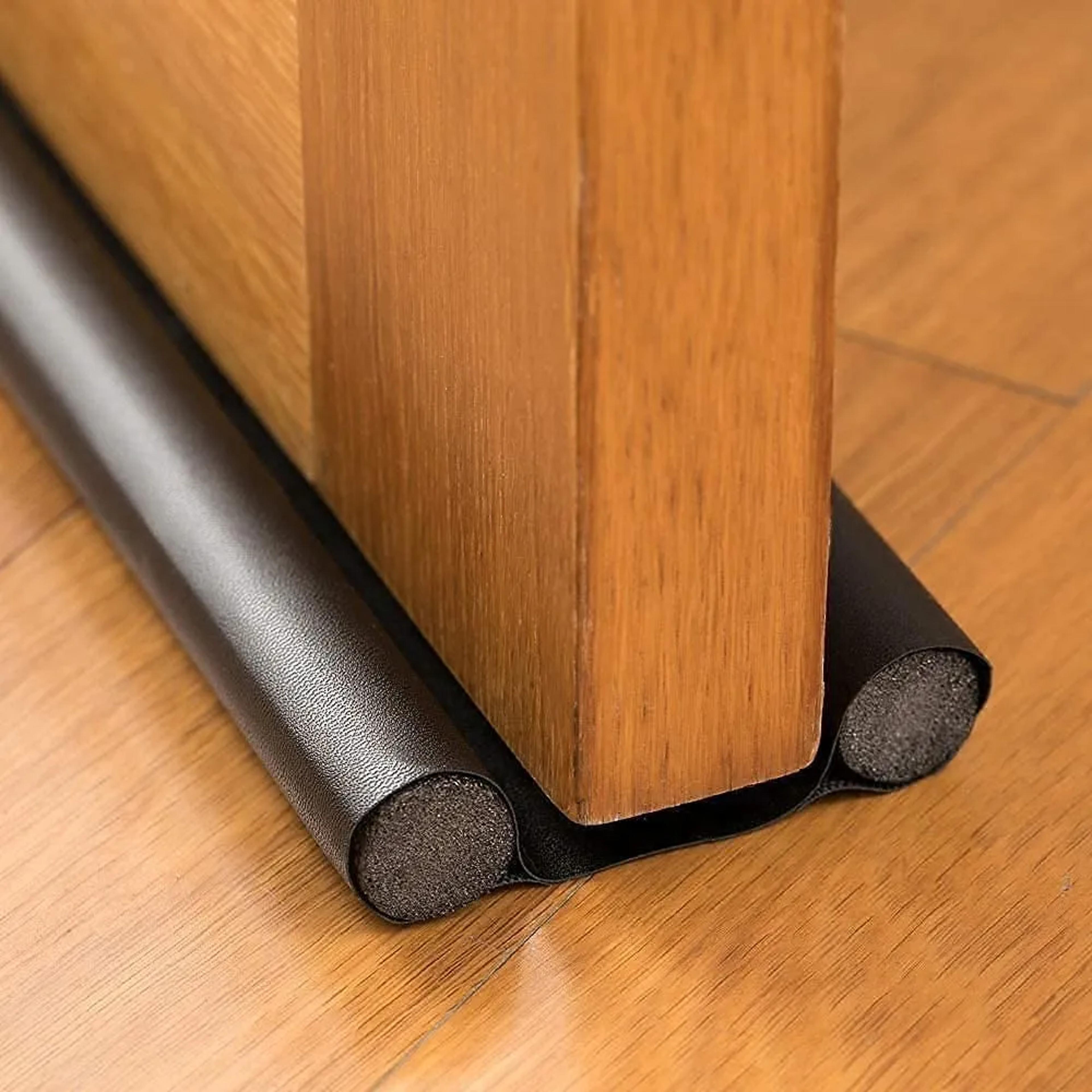 Windproof Door Seal Strip Double Protector Draught Excluder Dustproof  Soundproof Guard 0