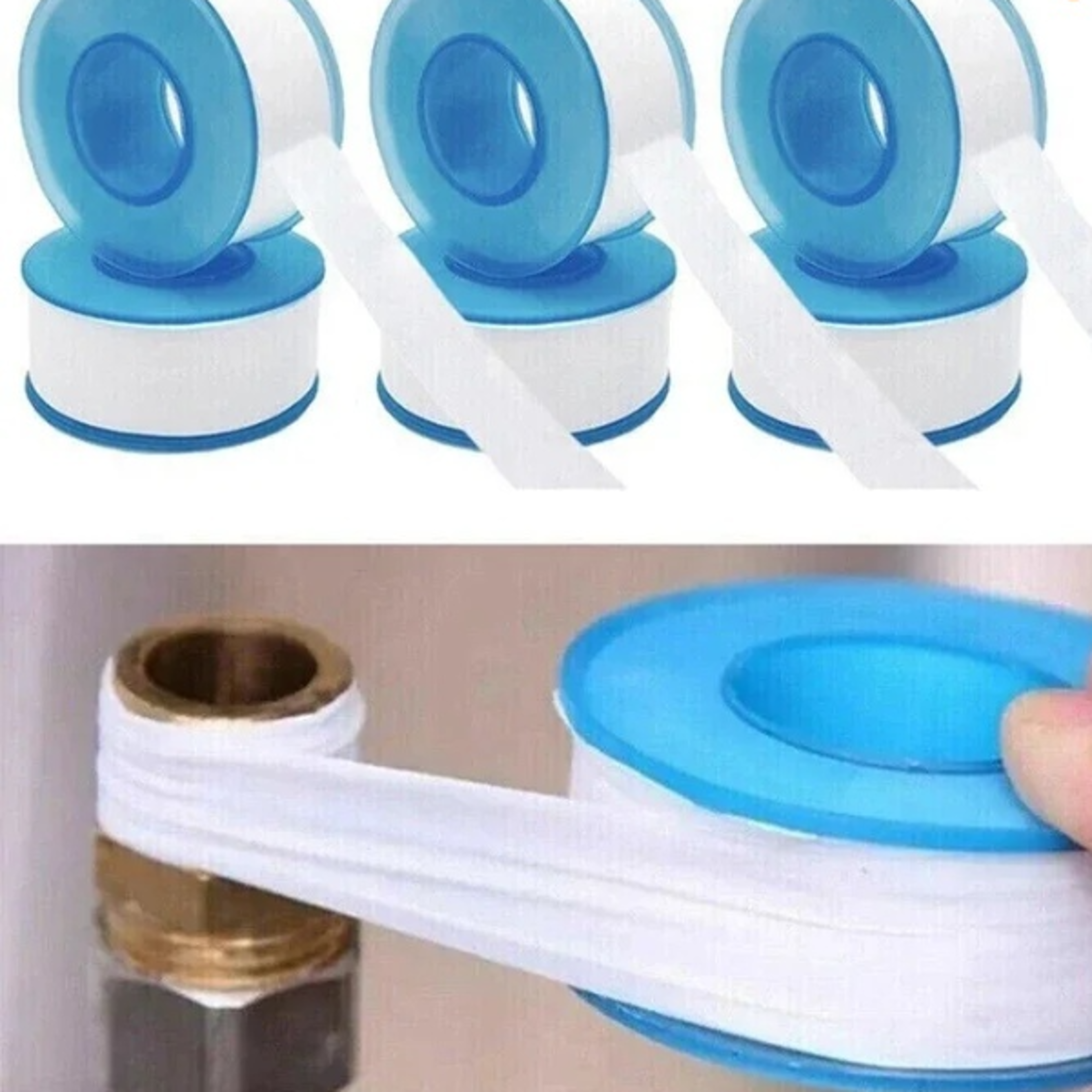 PTFE Thread Seal Tape Leakproof Plumbing Thread Seal Tape for Water Pipes Faucets and Plumbing Repa