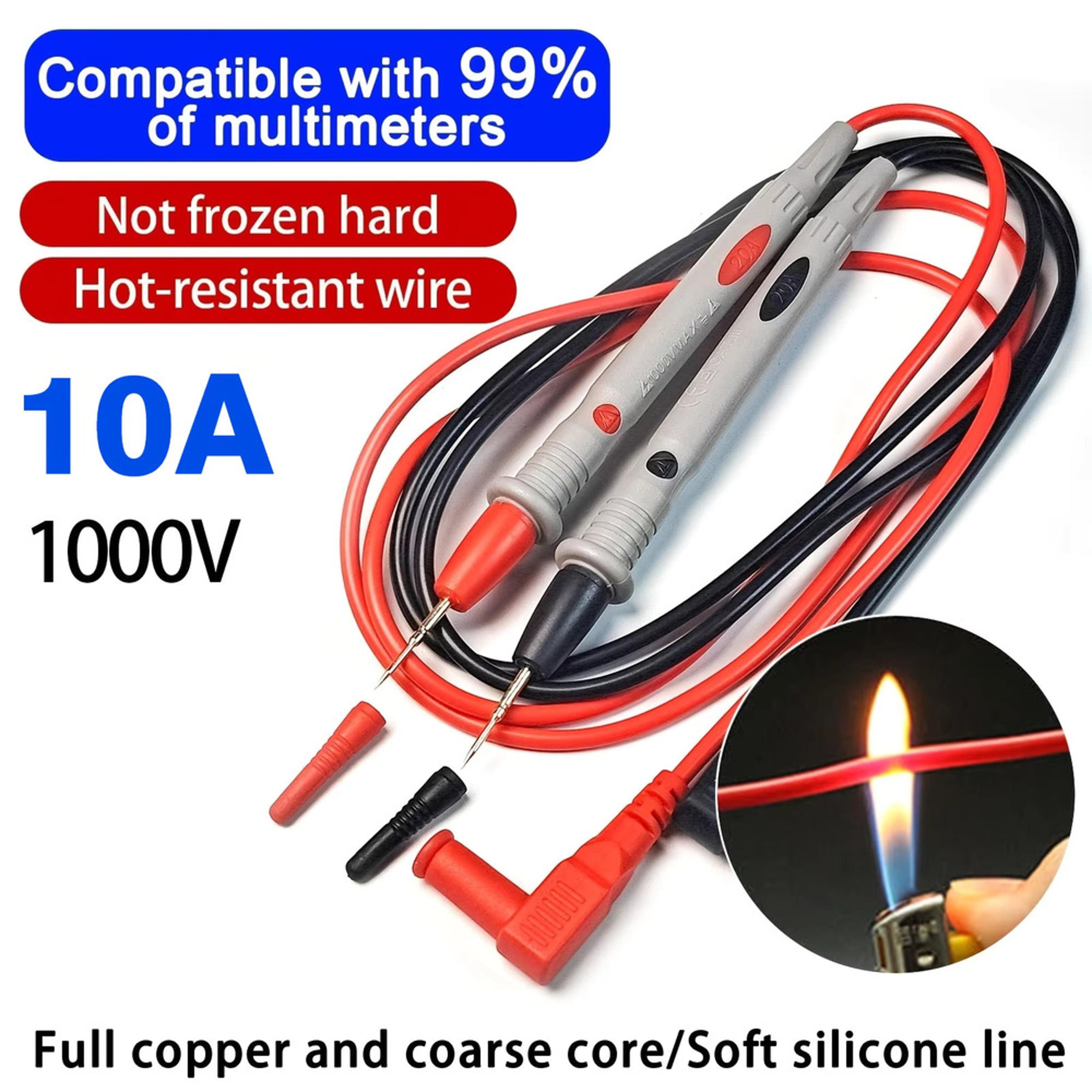 Precision Digital Multimeter Probes Needle Tip Multimeter Test Leads Replacement Set 0