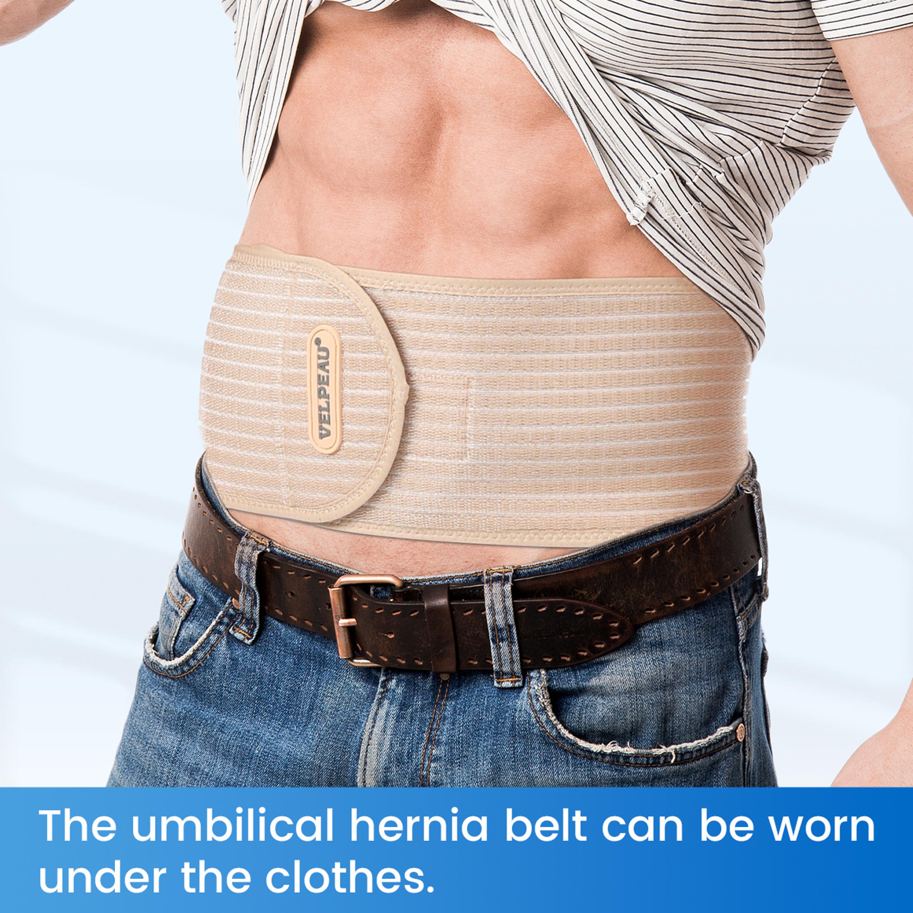 Abdominal Support Hernia Belt With Compression Pad For Epigastric  Belly Button Hernias 2