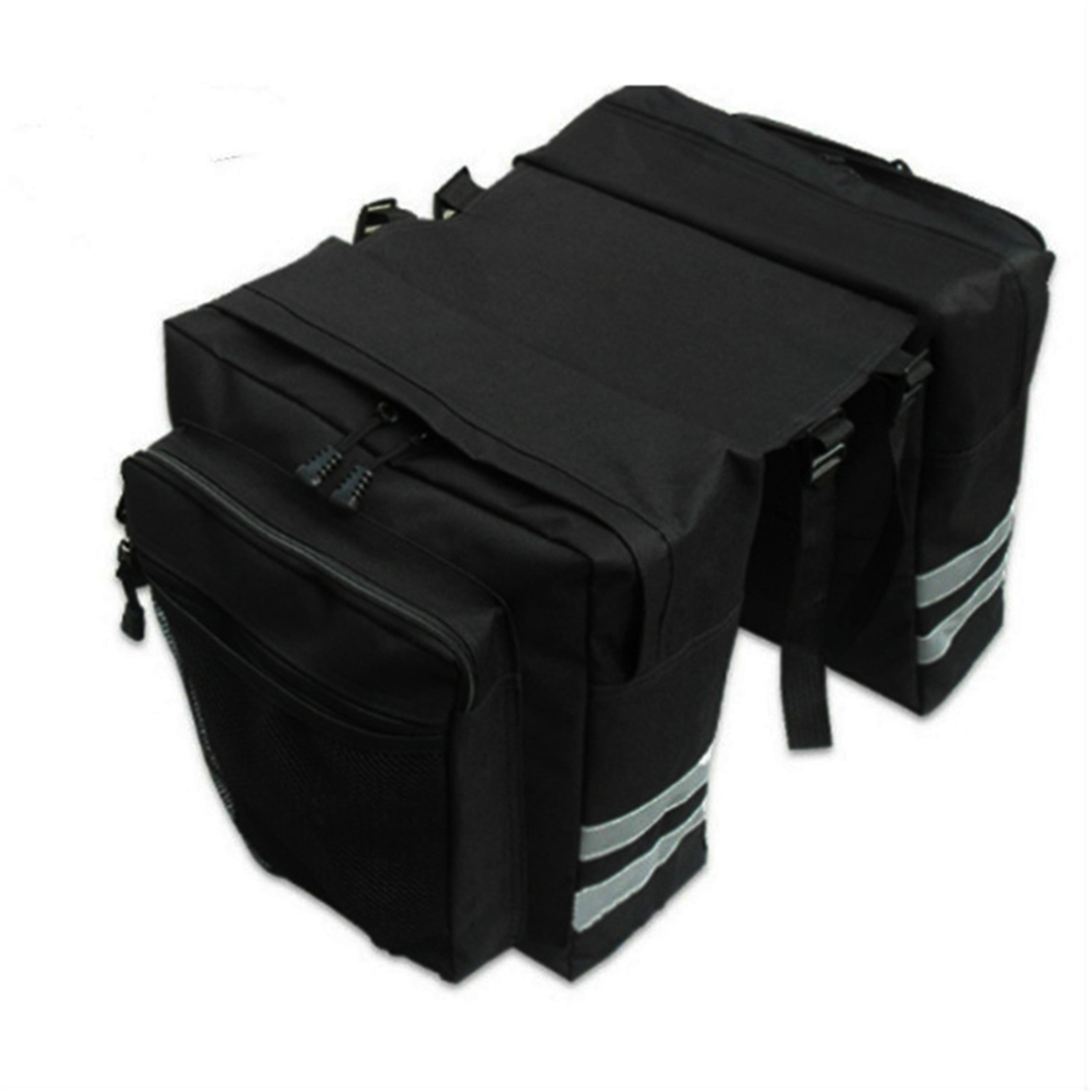 Durable Bicycle Carrier Bag For Rear Rack Double Side Cycling Trunk Bag For Travel 6