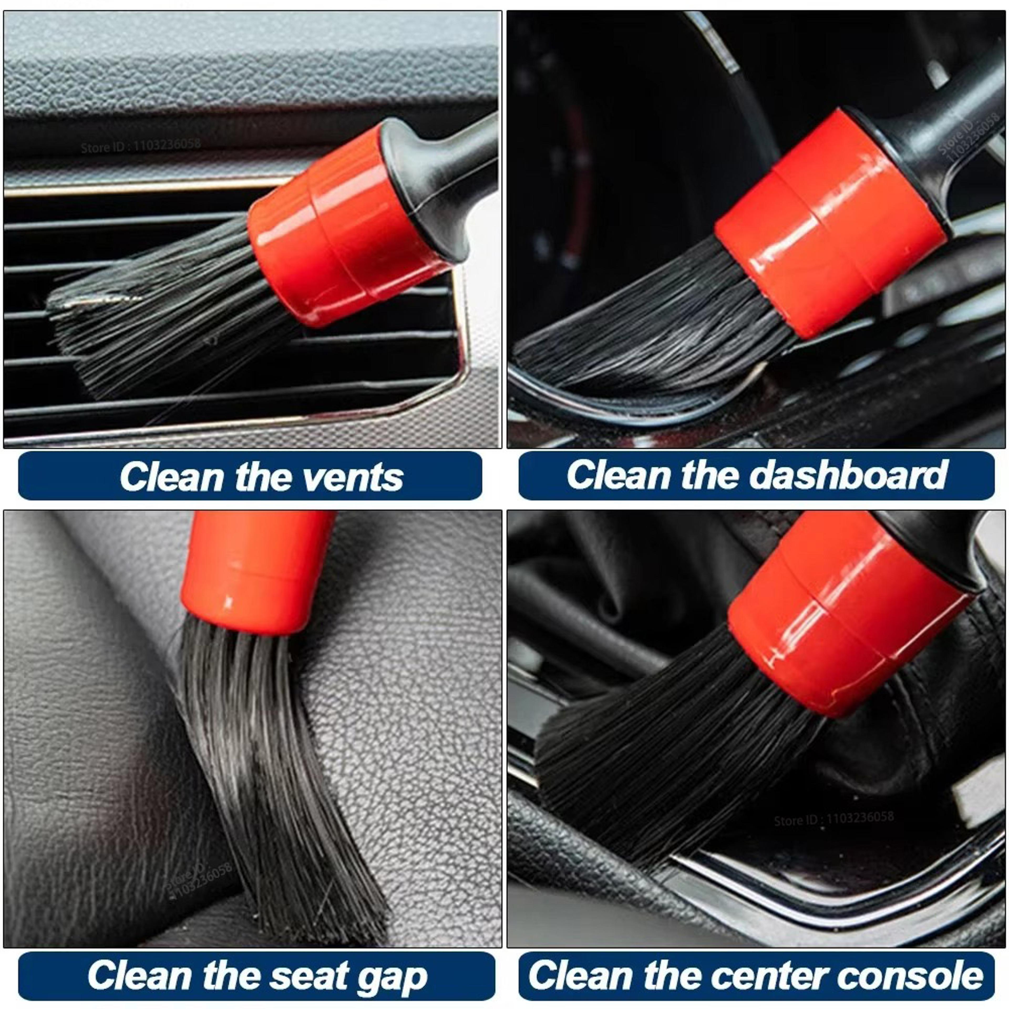 Car Detailing Brushes Kit For Auto Air Cleaning  Electric Drill Brush Automotive Cleaning Tools For 5