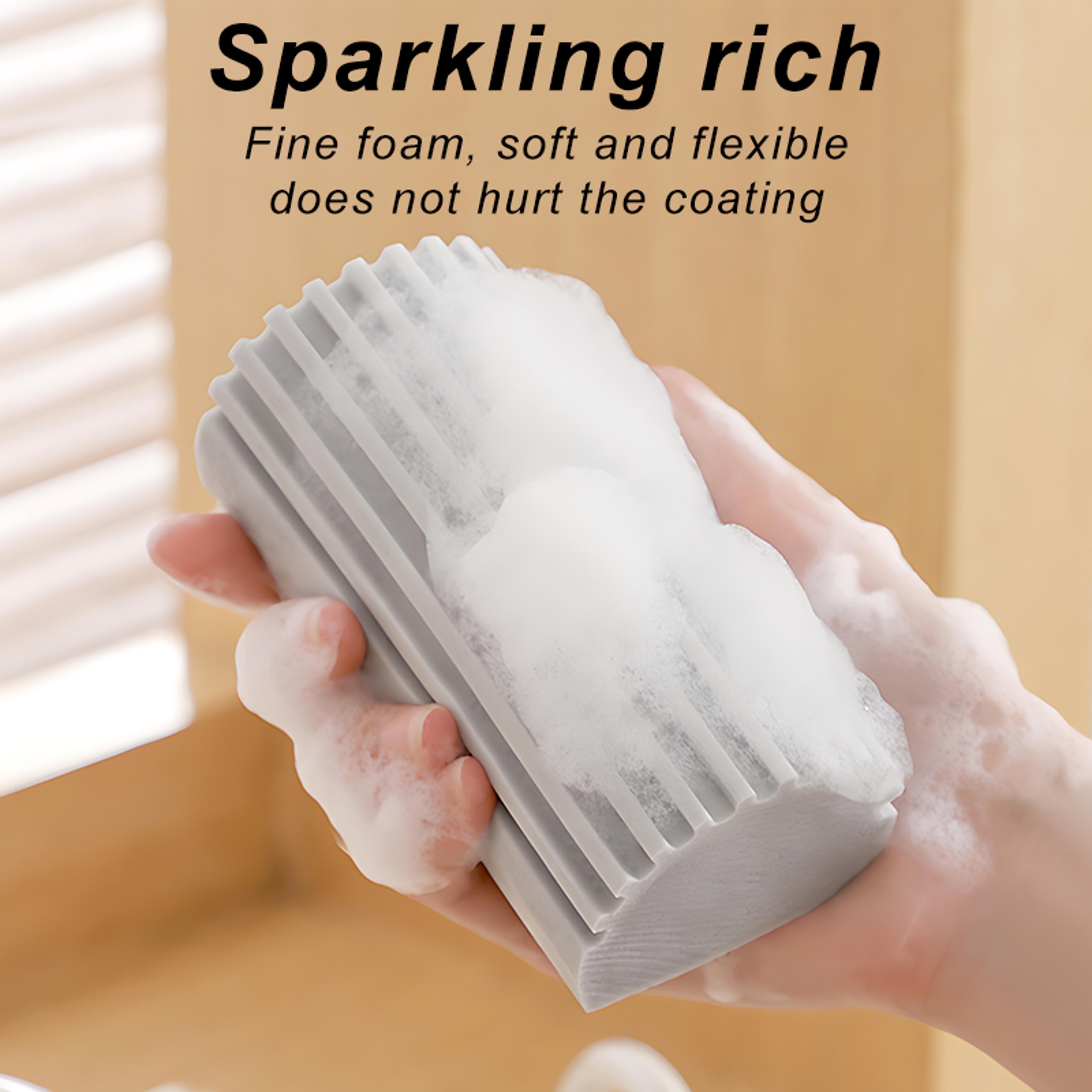 Magical Dust Cleaning Sponge For Blinds Glass And Windows Damp Duster For Baseboards Vents Railings 1