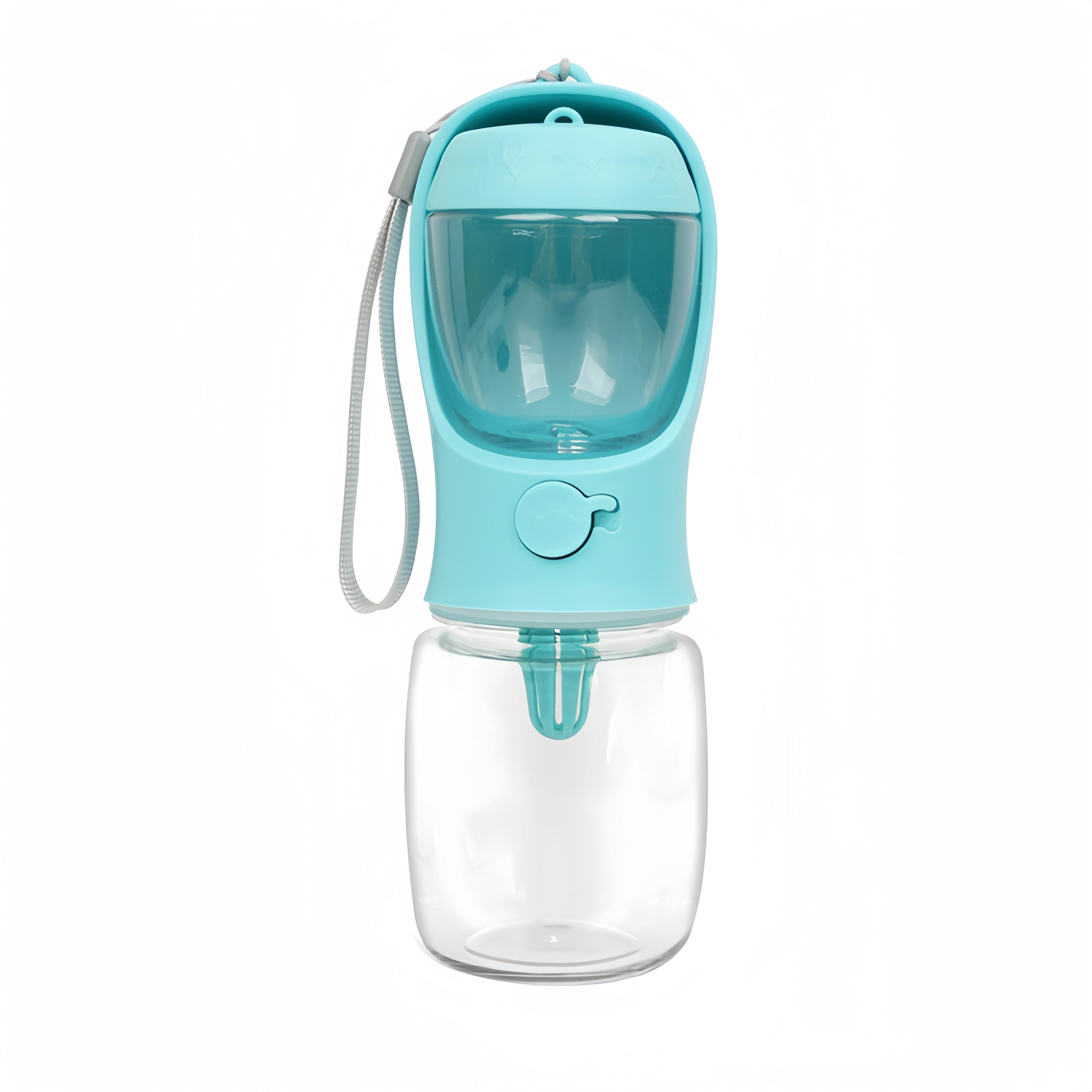 Portable Dog  Cat Water Bottle With Storage For Pets Travel Feeder  Bowl 7