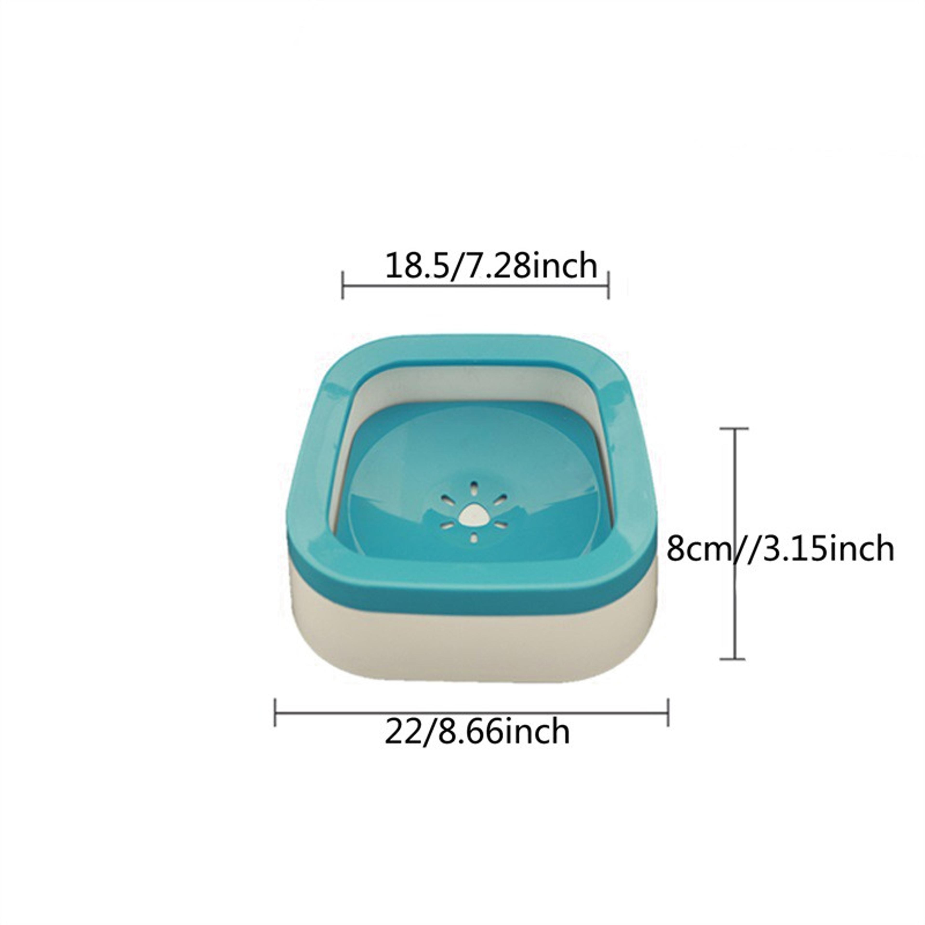 AntiSplash Water Bowl For Dogs  Cats Large Capacity Drinker For Puppies  Pets 5