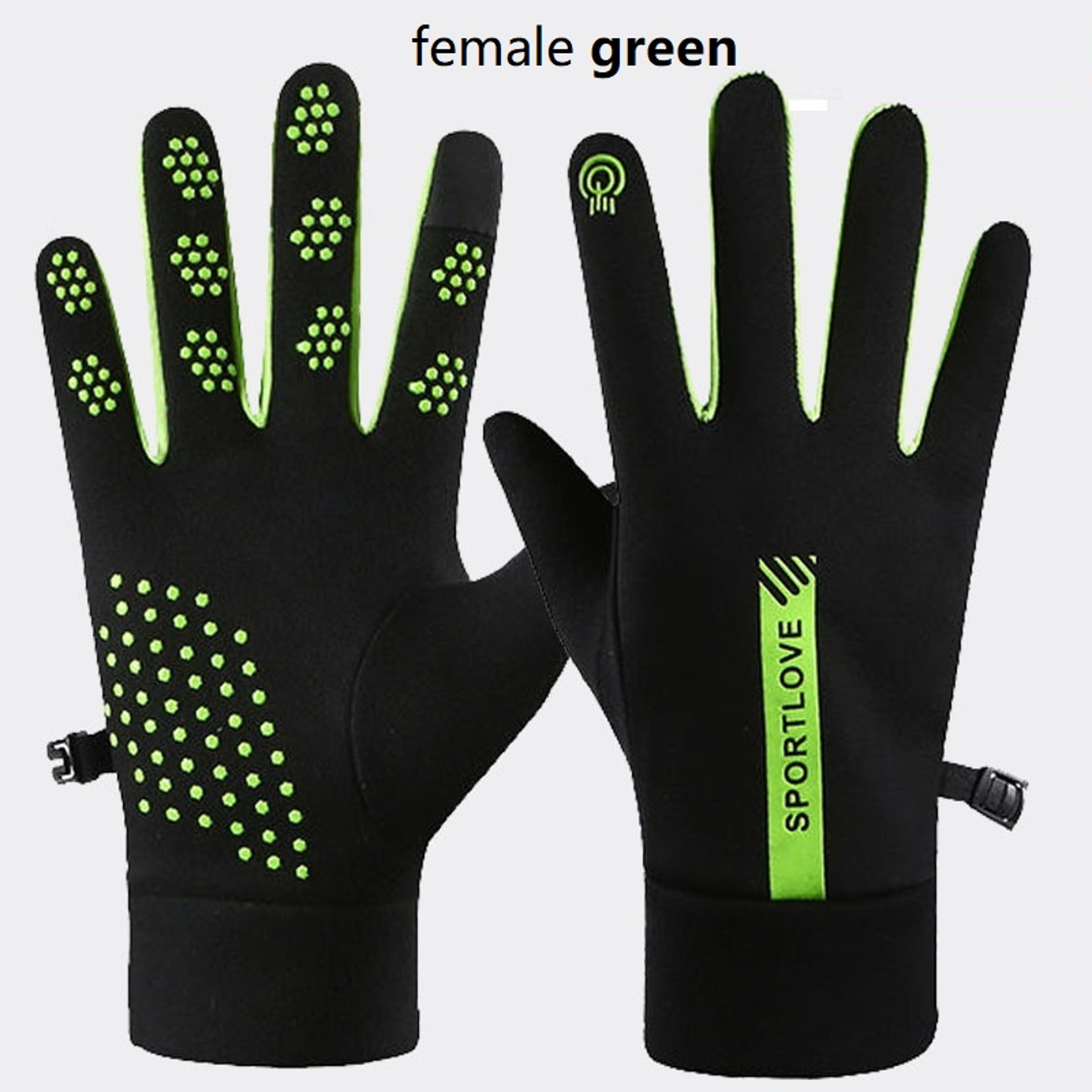 Winter Cycling Gloves For Women Waterproof Thermal Fleece Mittens For Outdoor Activities 14