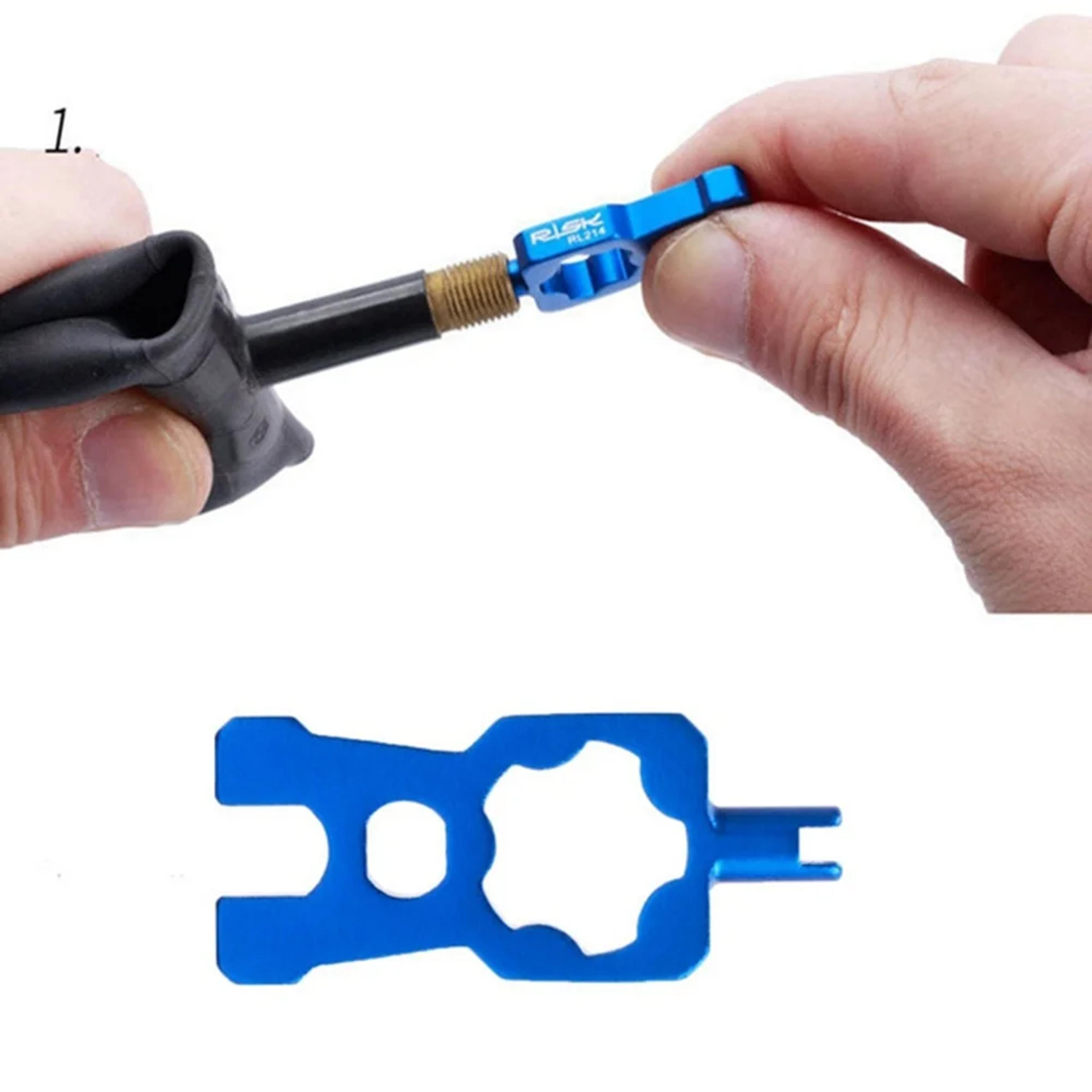 Portable Bicycle Valve Tool Kit For MTB  Road Bikes Easy Valve Core Removal  Installation Tool 5
