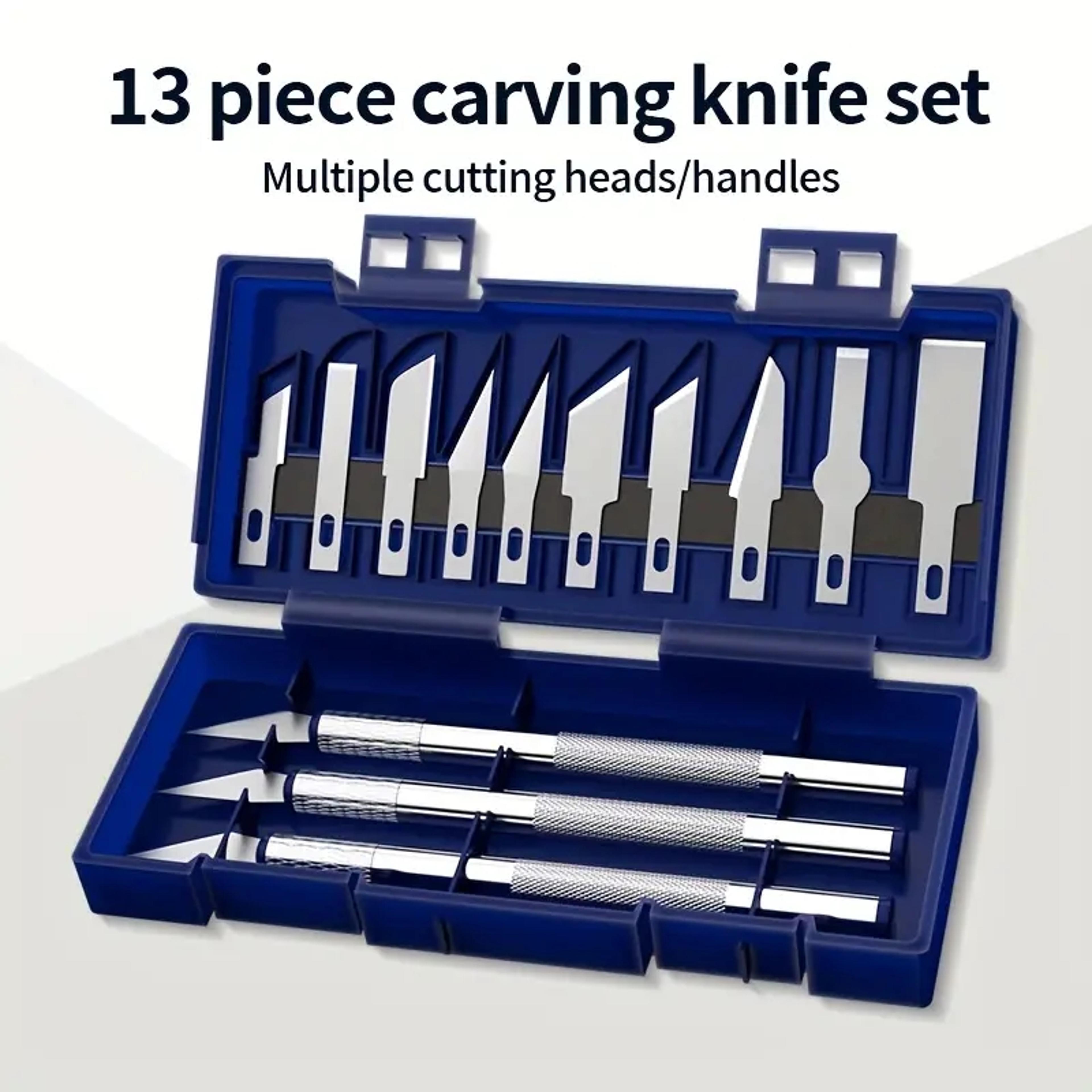 precision metal carving knife set for diy paper cutting and art seal work non-slip handle & durable tools