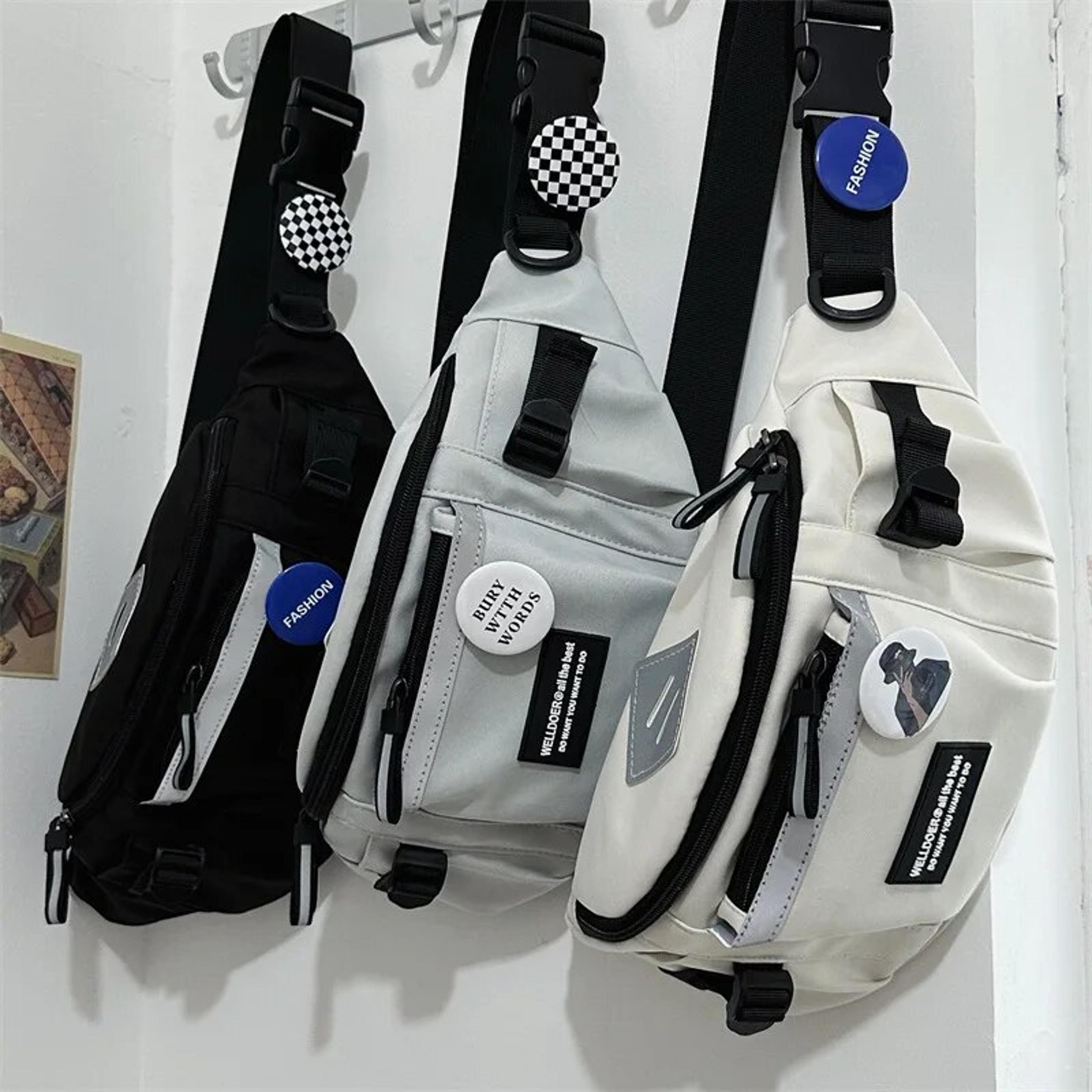 unisex chest bag waist bag stylish crossbody purses for students & everyday use