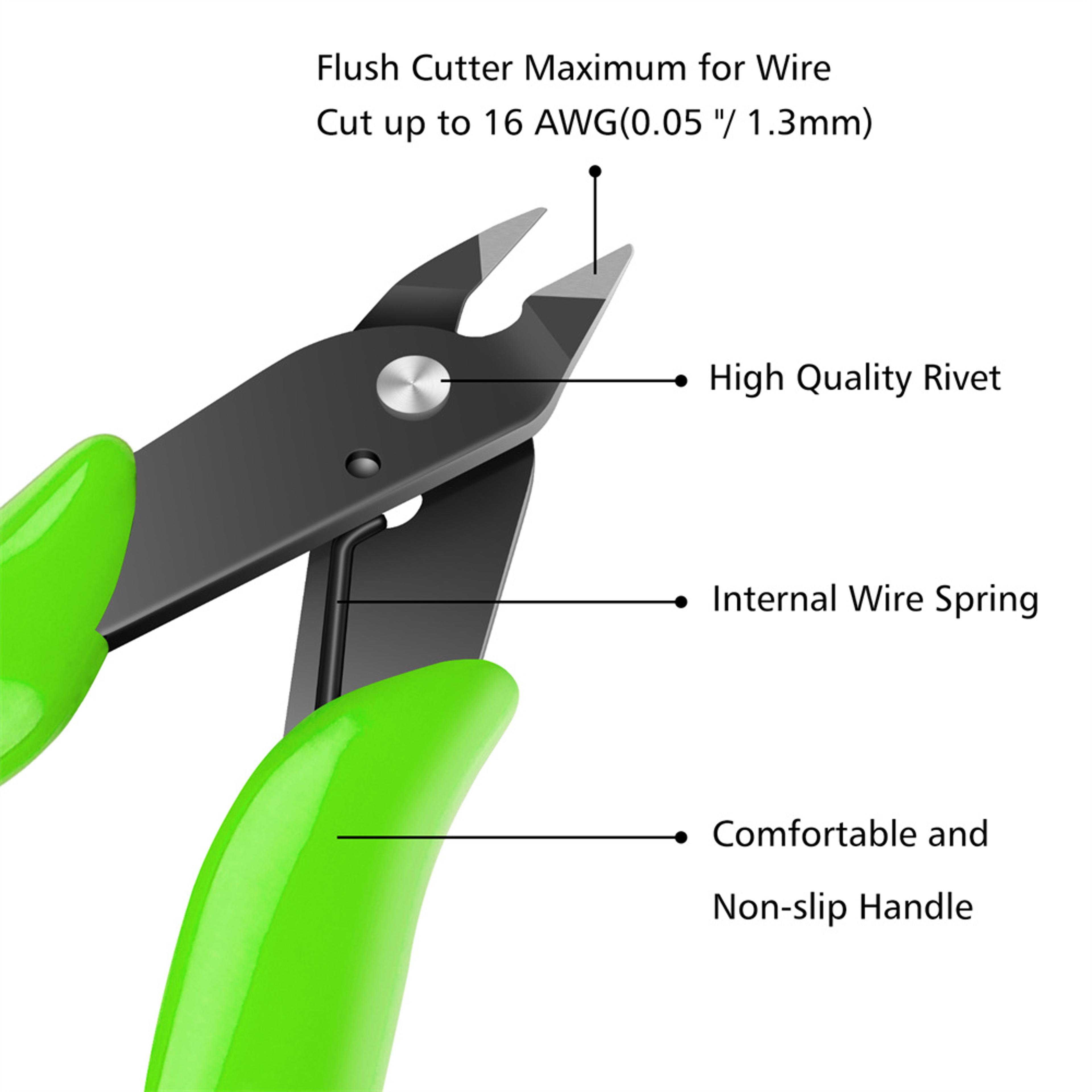 Universal MultiFunctional Pliers Carbon Steel Electrical Wire Cable Cutter Side Snips Flush Nipper  4