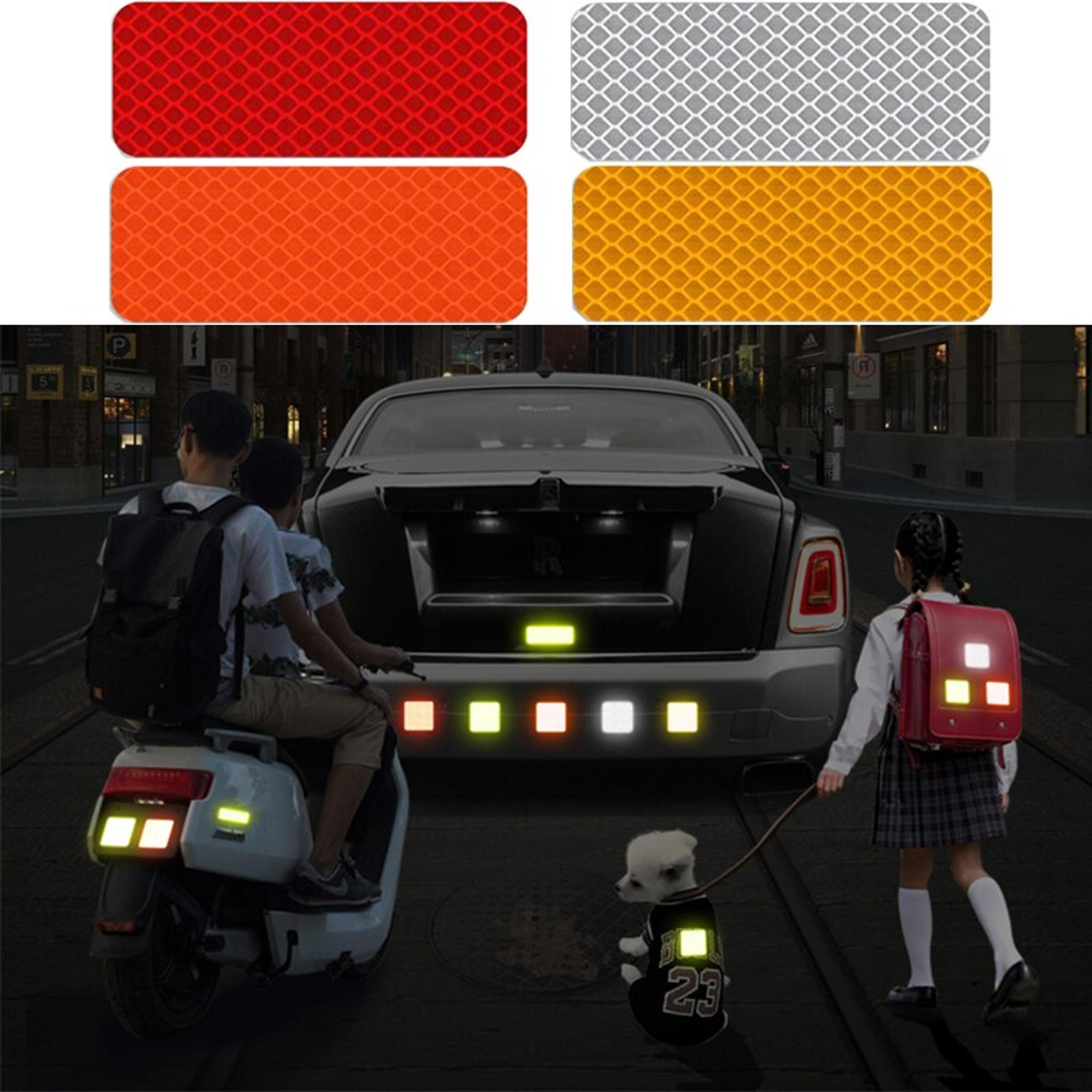 Reflective Car Bumper Safety Stickers HighVisibility Warning Strip For Enhanced Vehicle Safety 1