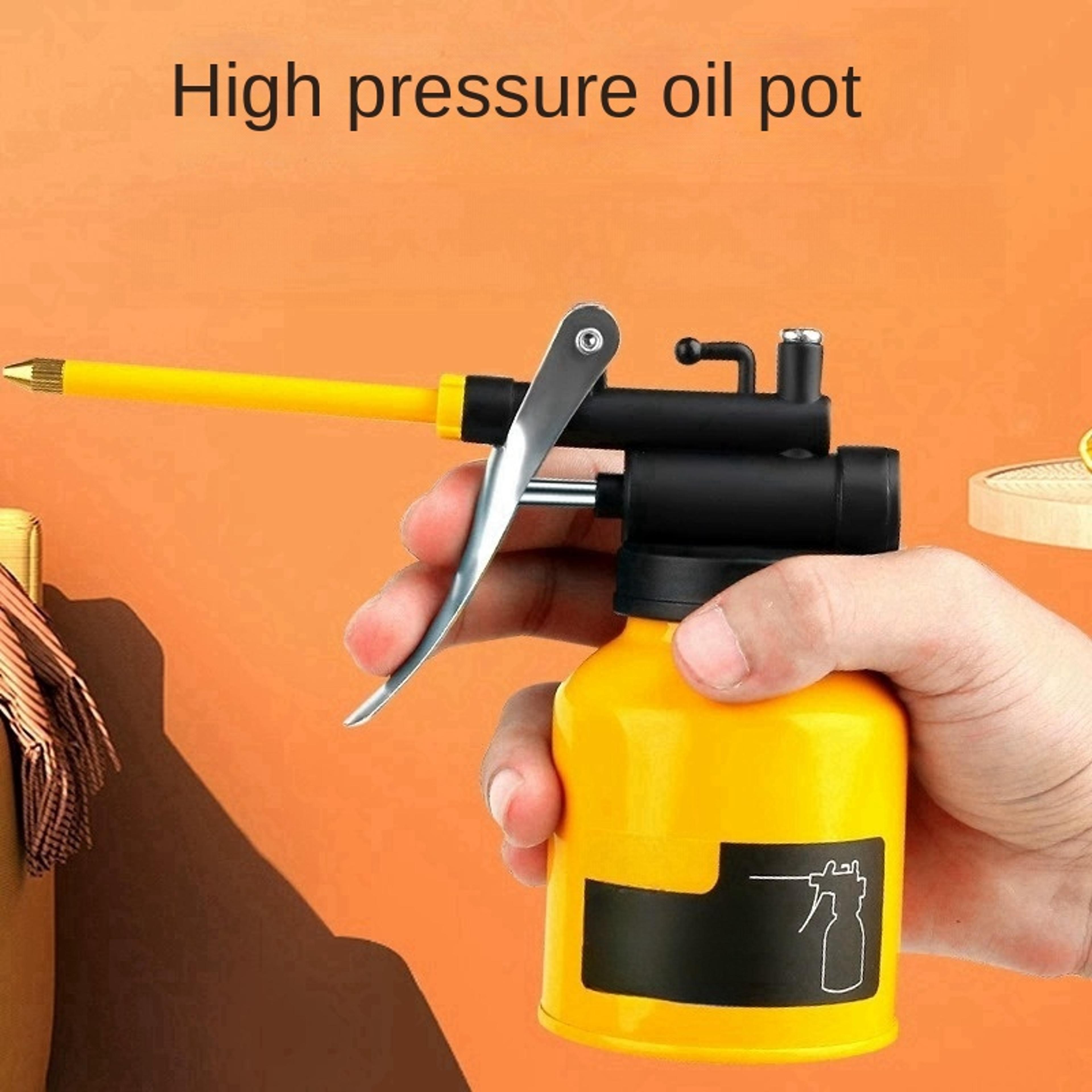 high pressure oil can pump grease gun for car maintenance.