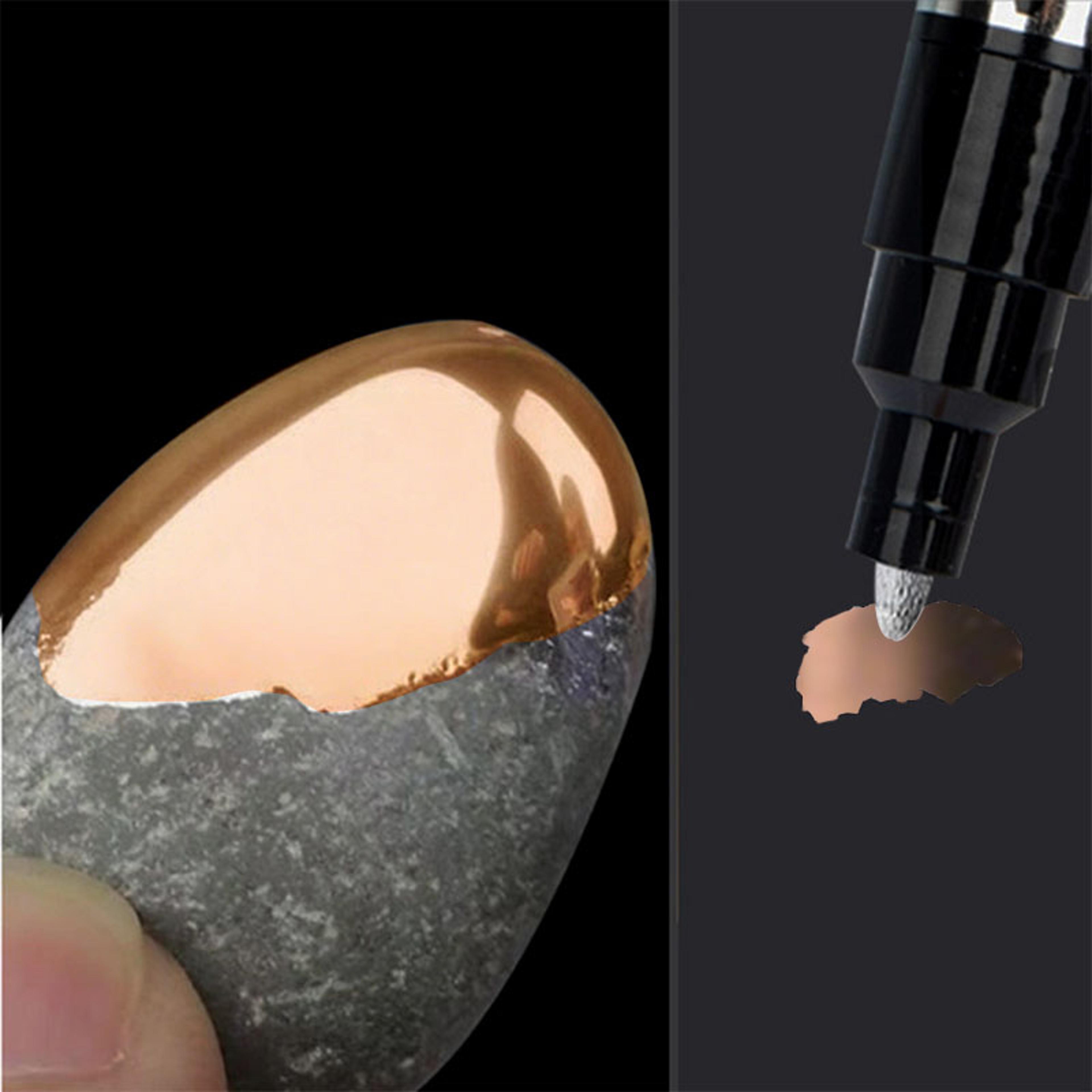 Premium Chrome Paint Marker Mirror Marker Pen Set For DIY Art Car Detailing And Metallic Craft Desi 8
