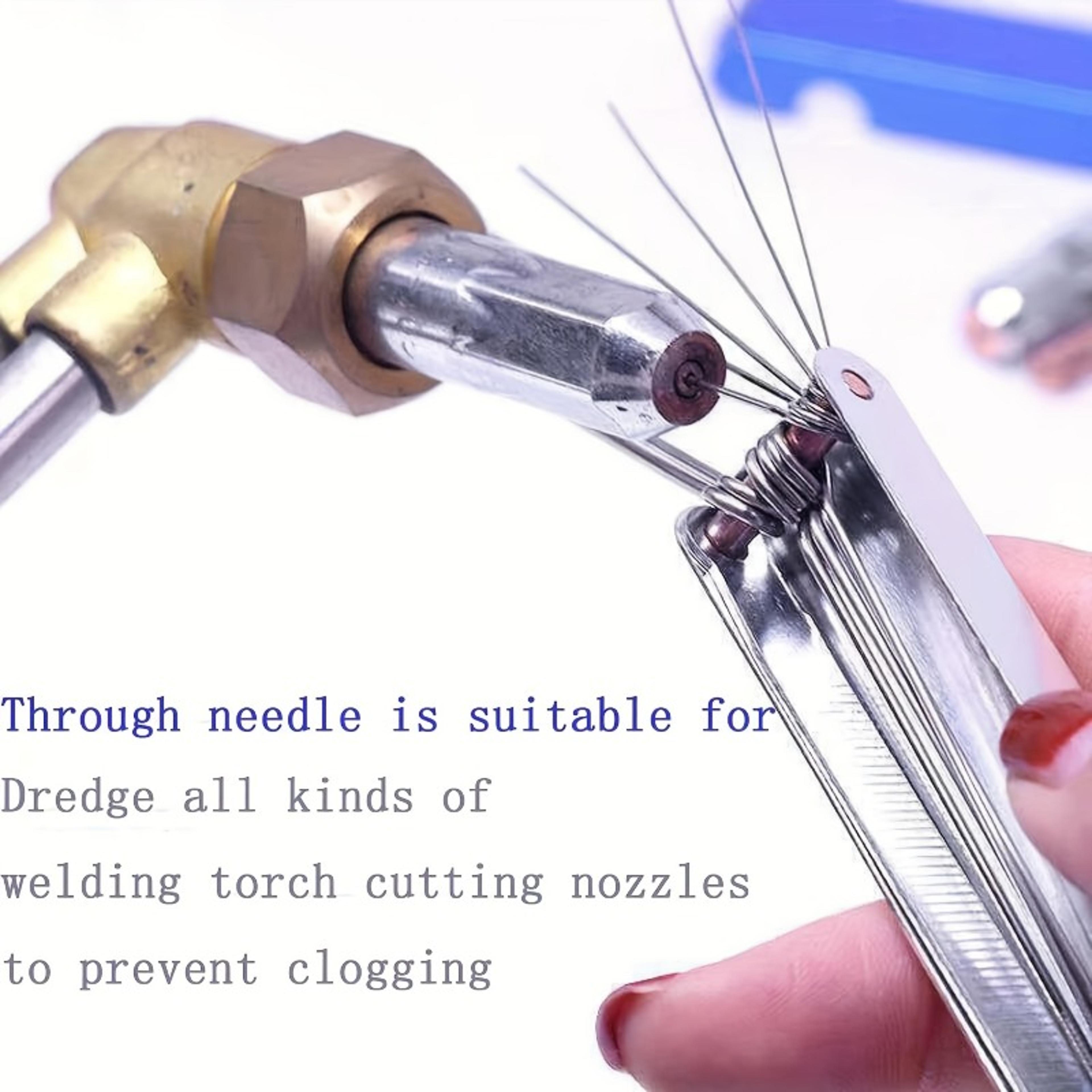 Welding Torch Cleaner Kit Gas Orifice  Tip Files Needles  Reamers For Metal Soldering 3