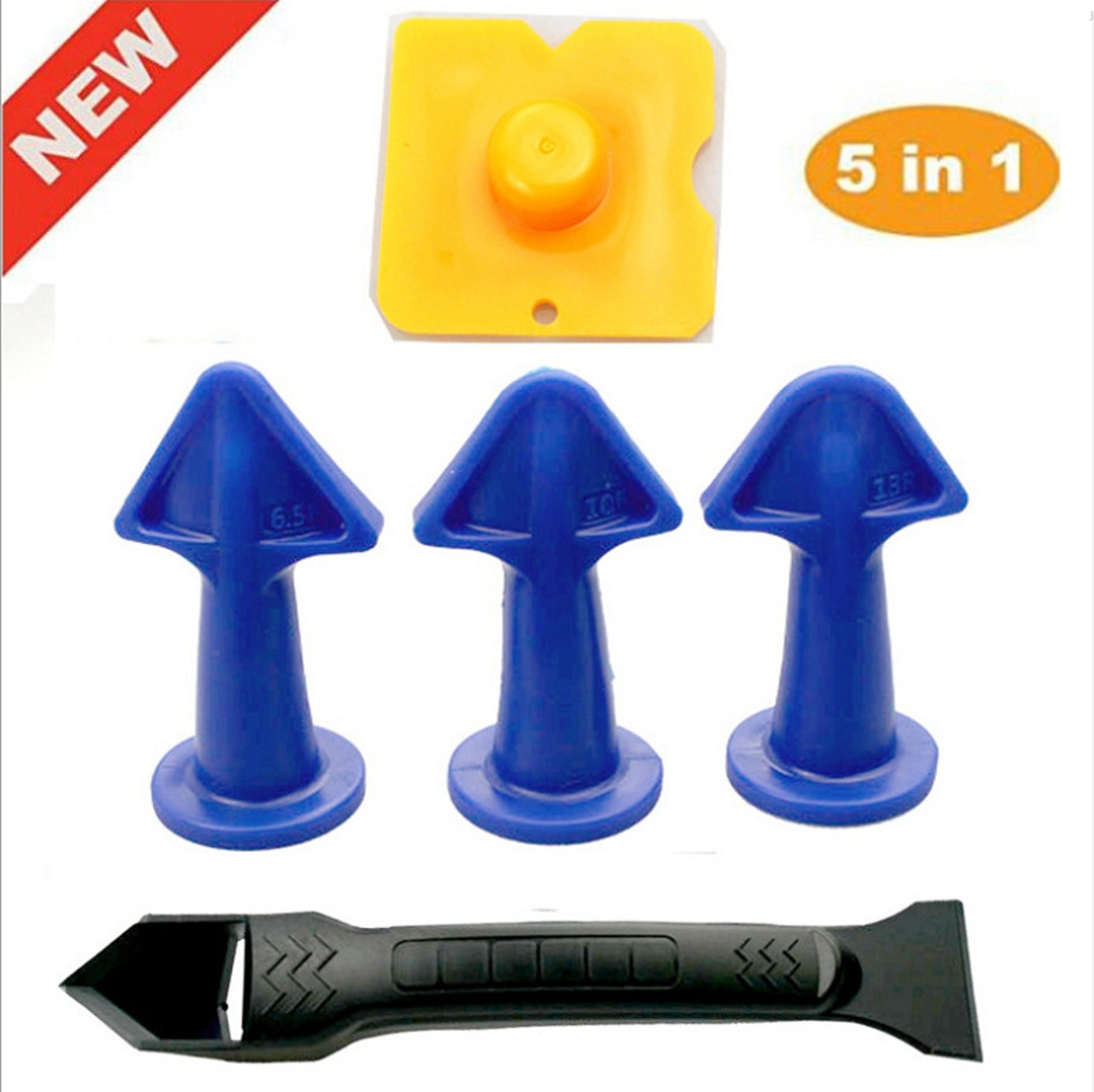 Caulking Nozzle Applicator Tool Kit For Silicone  Grout Removal 6